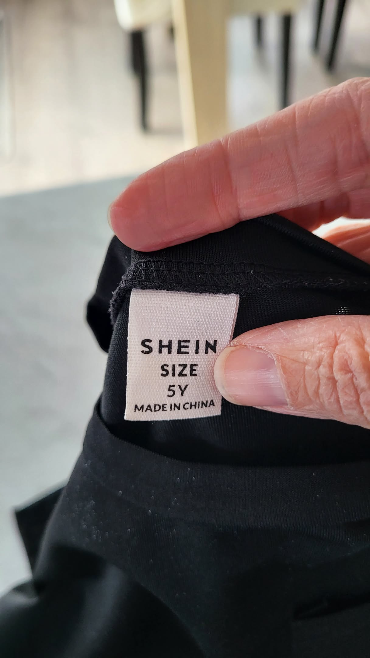 T-shirt Shein 5 ans