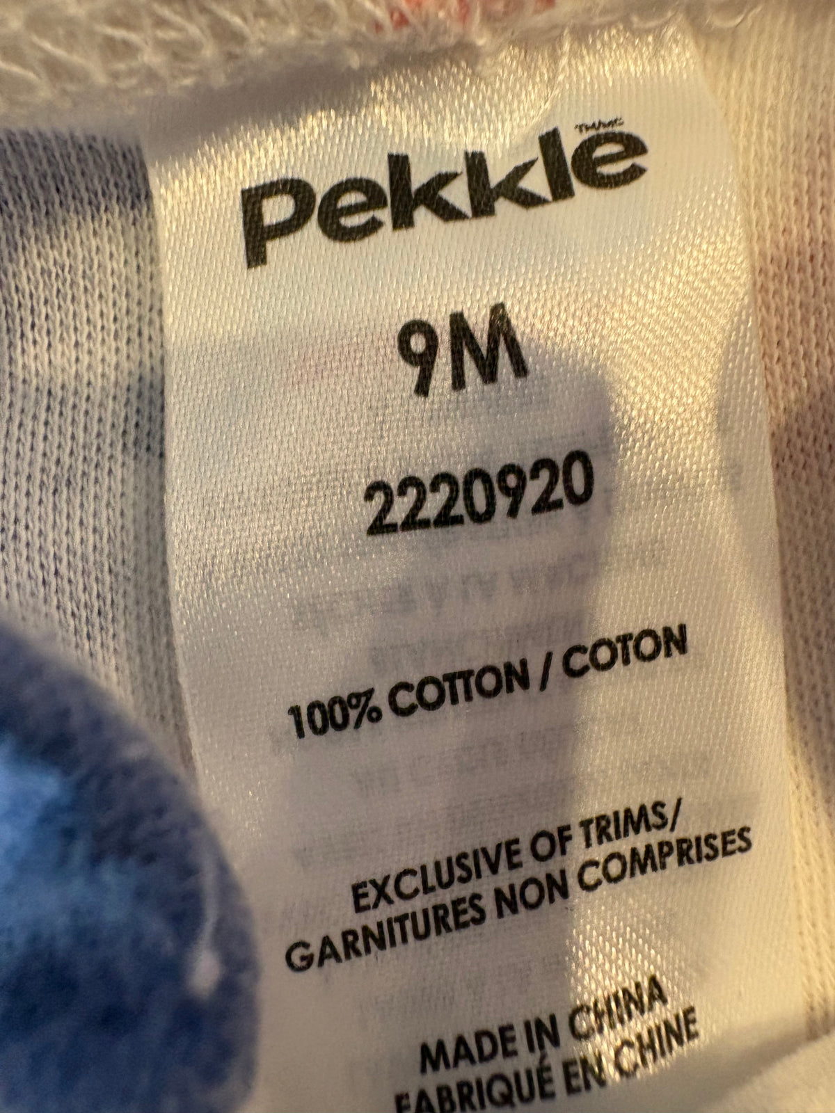Ensemble Pekkle 9 mois (cmb)