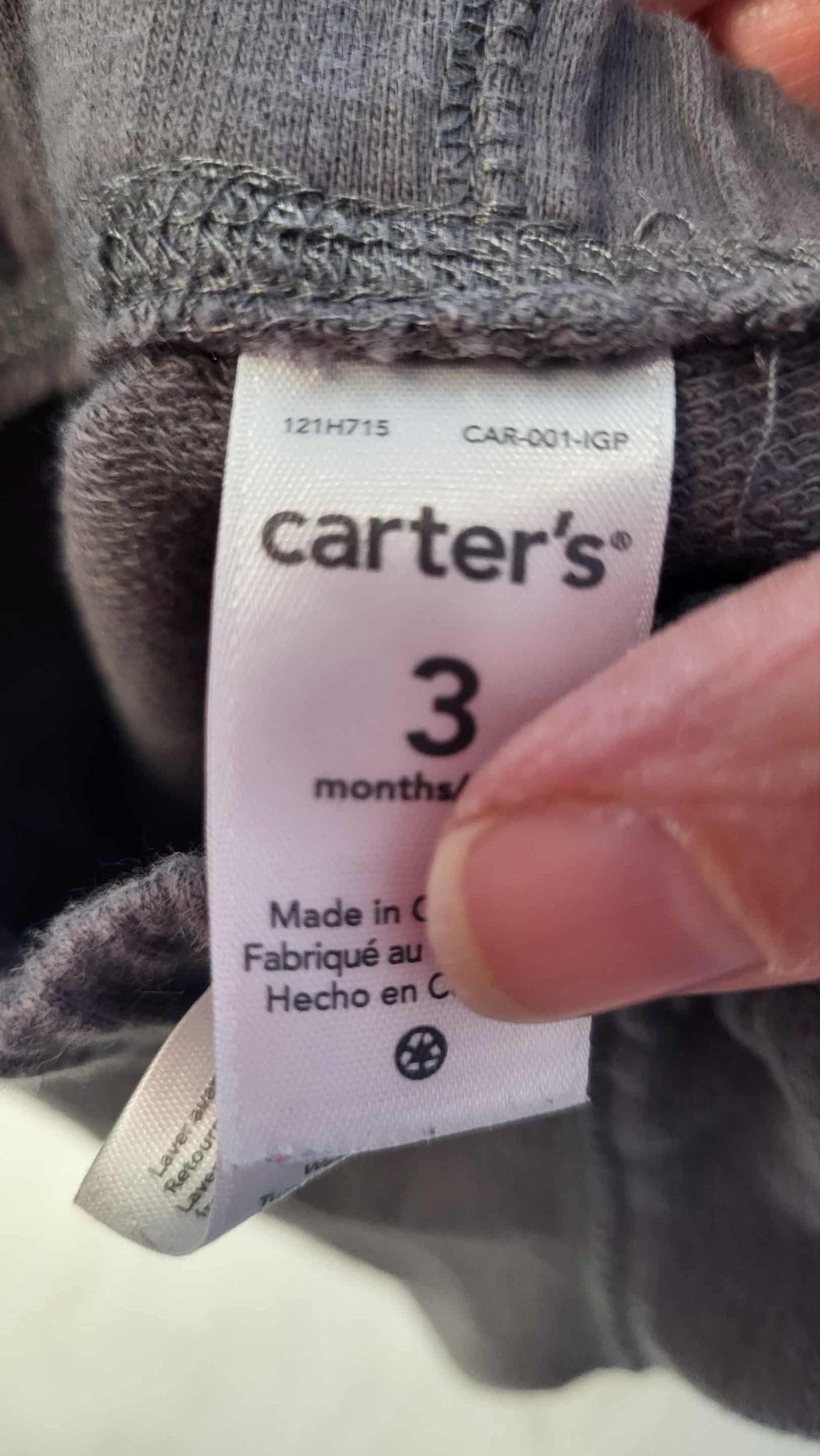 Pantalon carter’s 3 mois