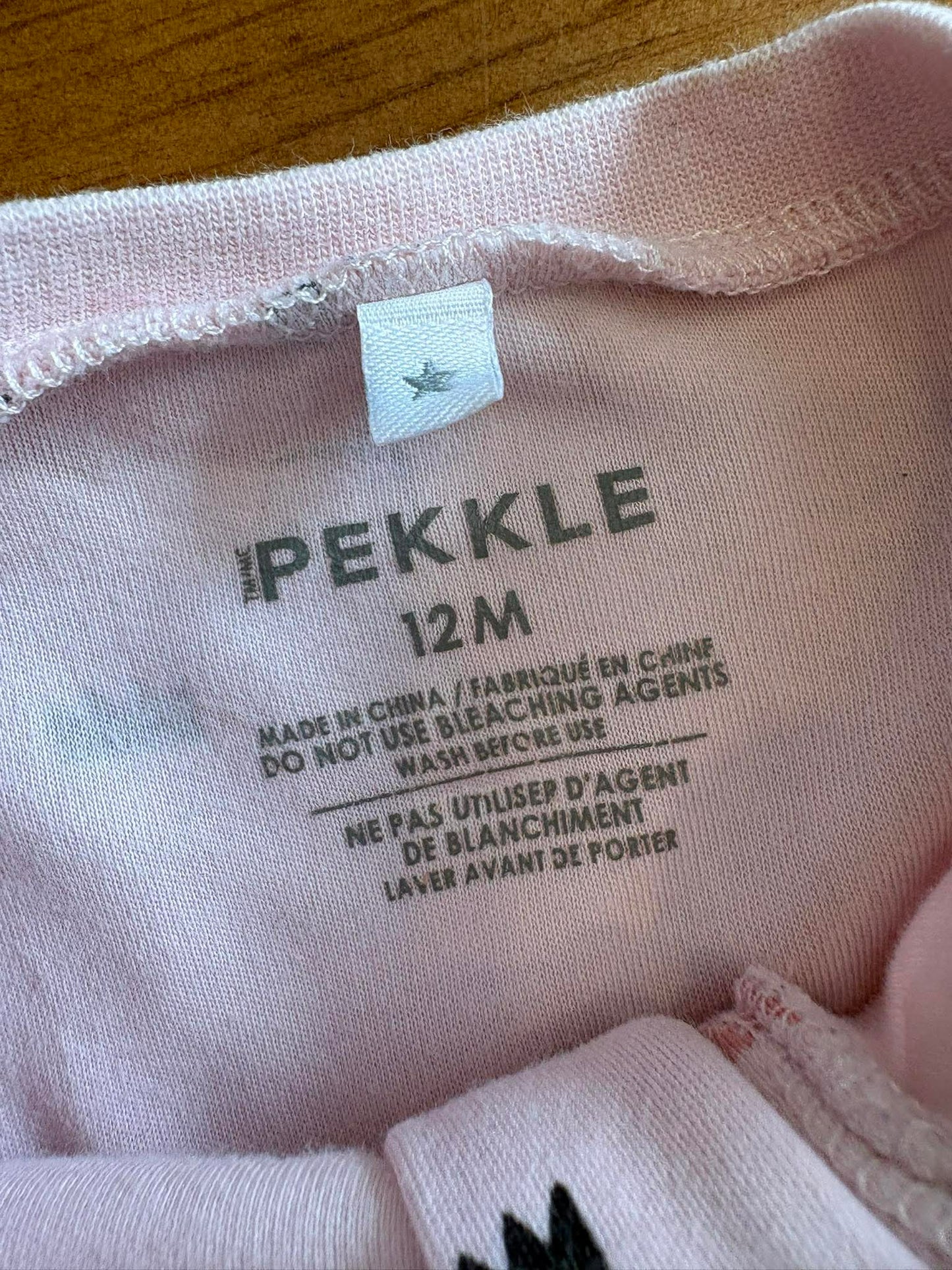 Pyjama pekkle 12 mois (cmb)