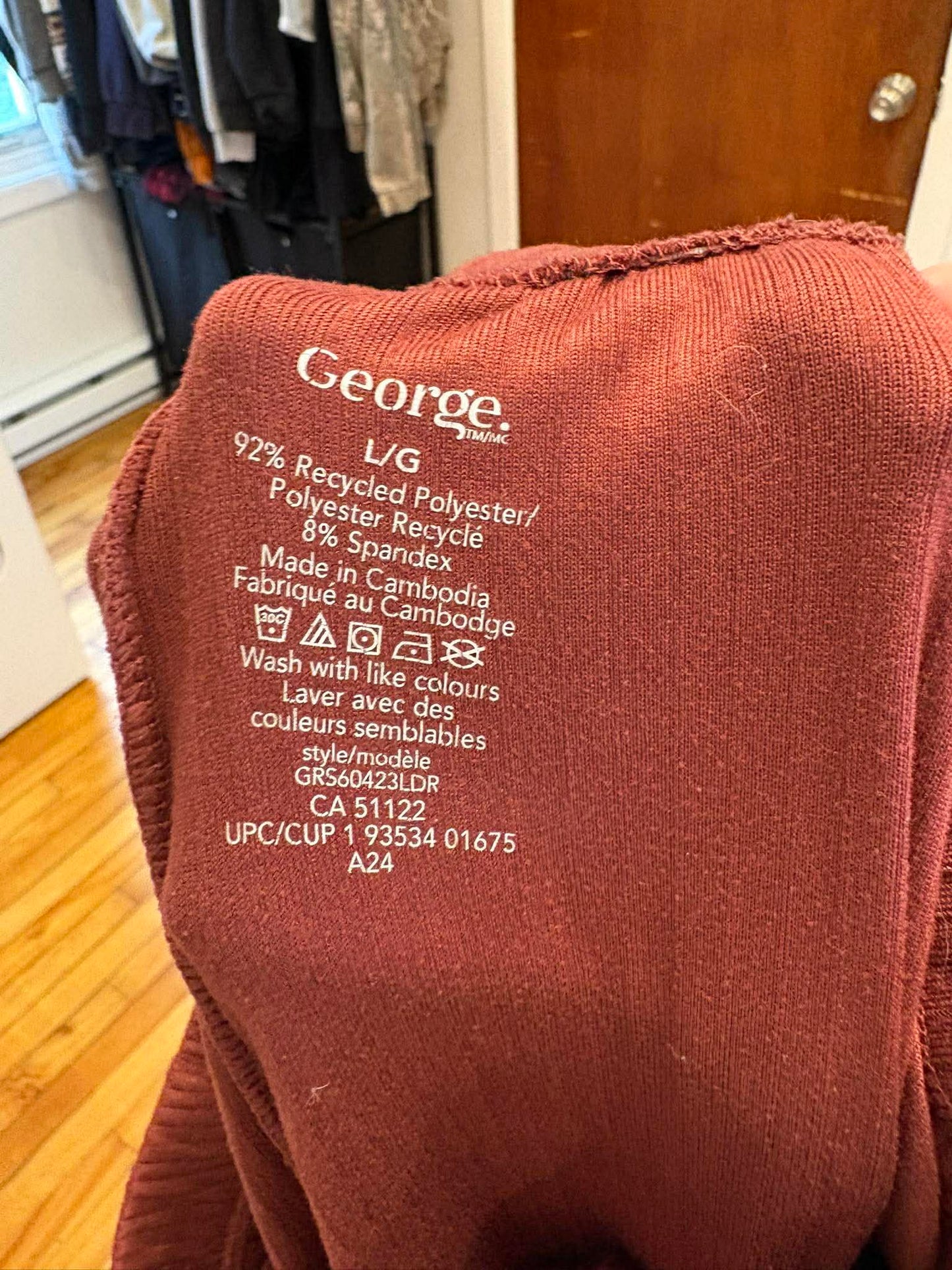 Pantalon de pyjama large george femme*(cmb)
