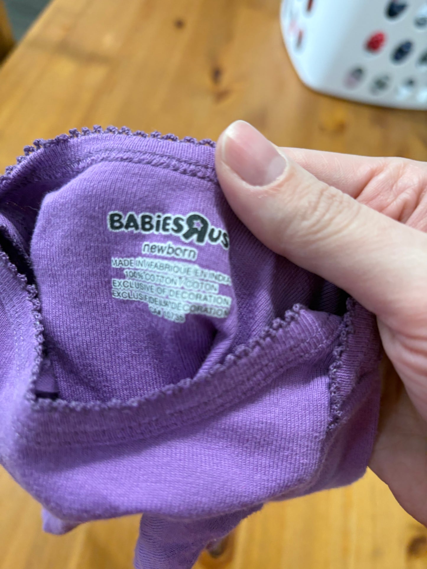Cache-couche babiesrus newborn état neuf fait petit