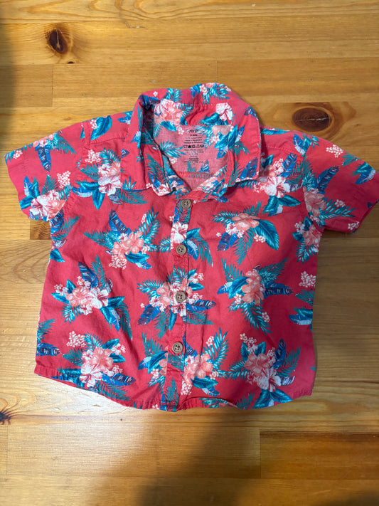 Chemise hawaïenne george 3-6 mois