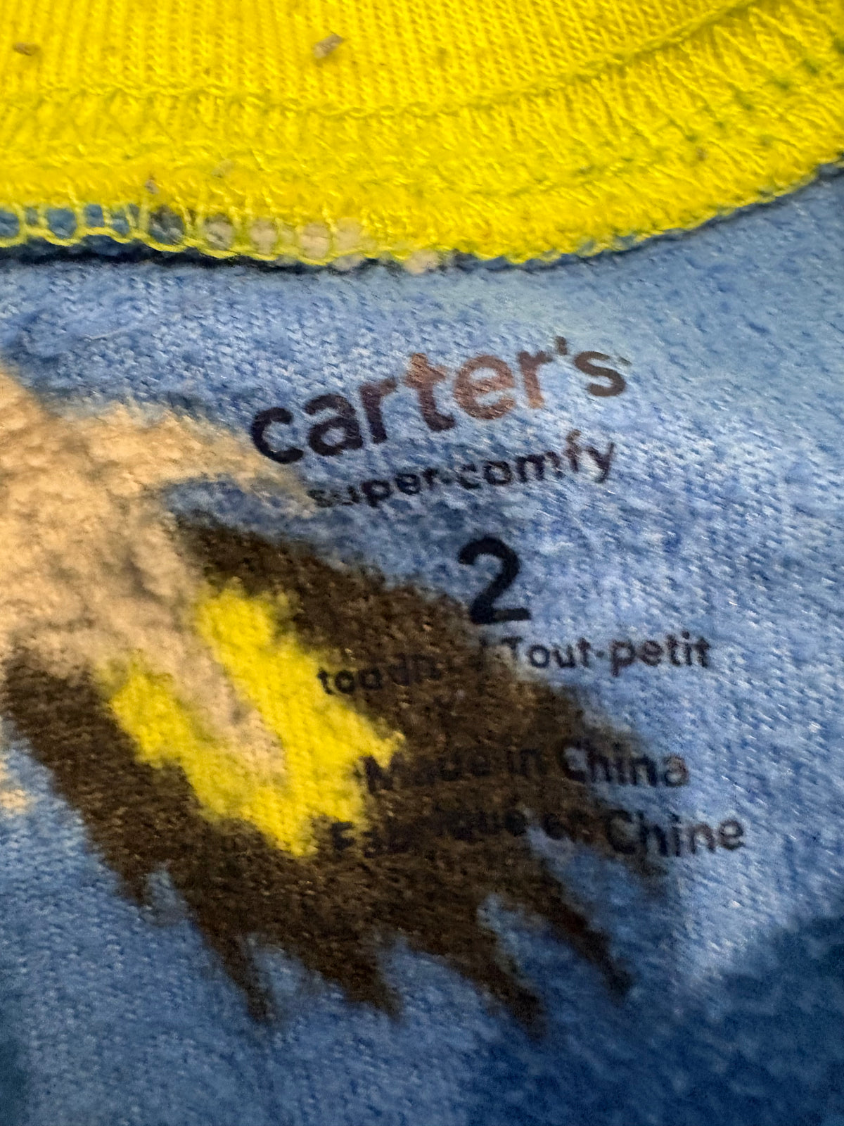 Pyjama carter's 2T (cmb)