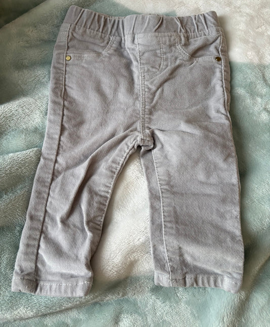 pantalon velour george 3-6 mois