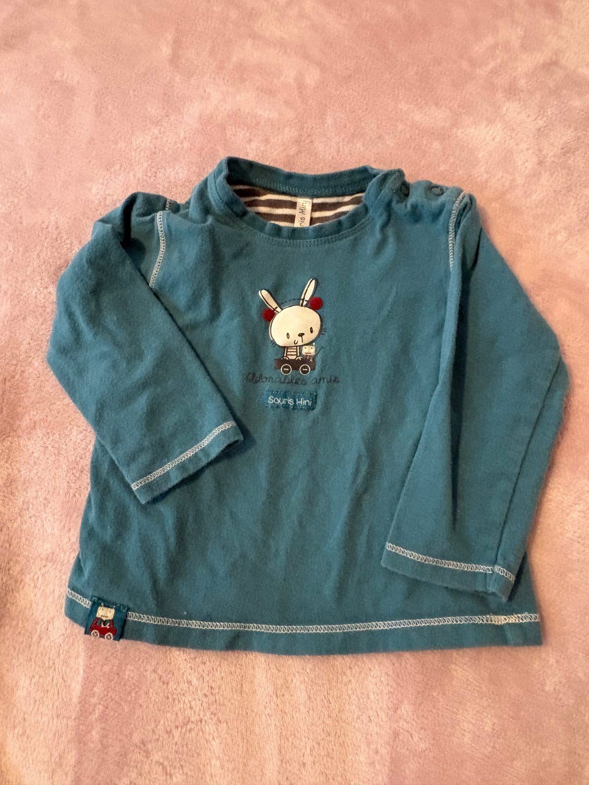 Gilet souris mini 6-9 mois