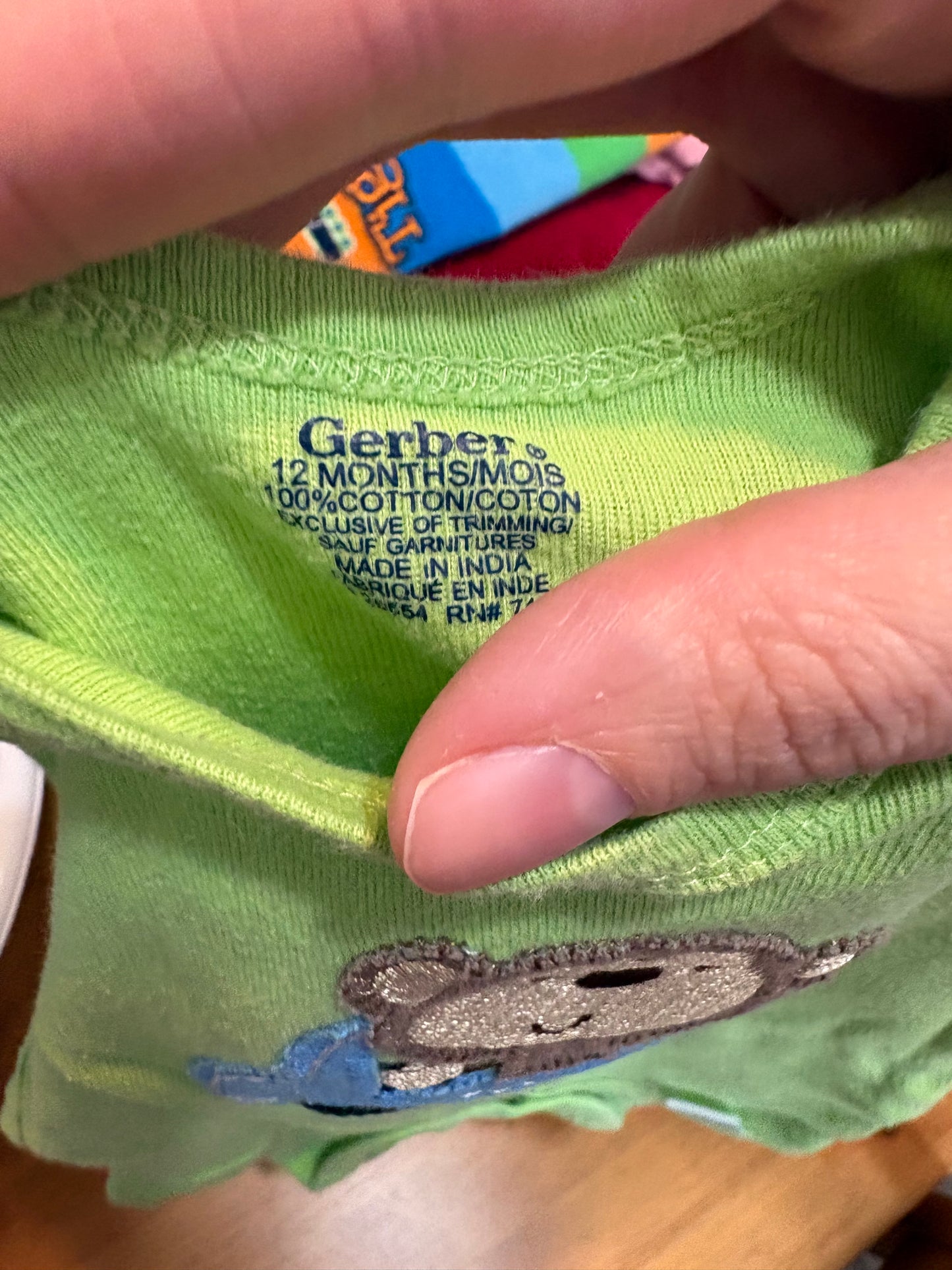 Cache-couche gerber 12 mois