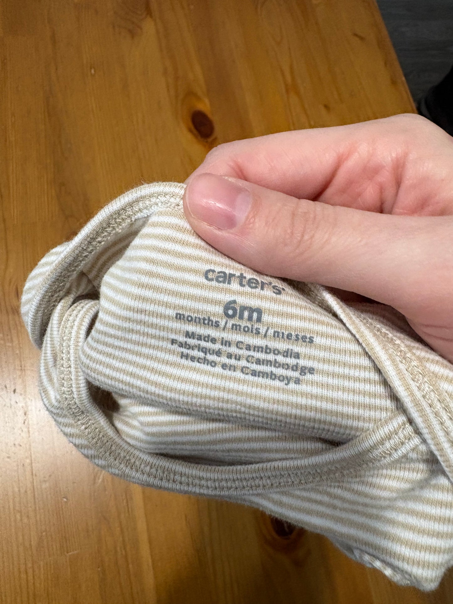 Cache-couche carter’s 6 mois