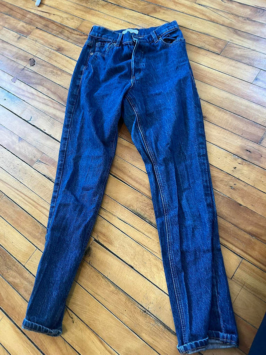 Jeans dynamite rose taille haute 26