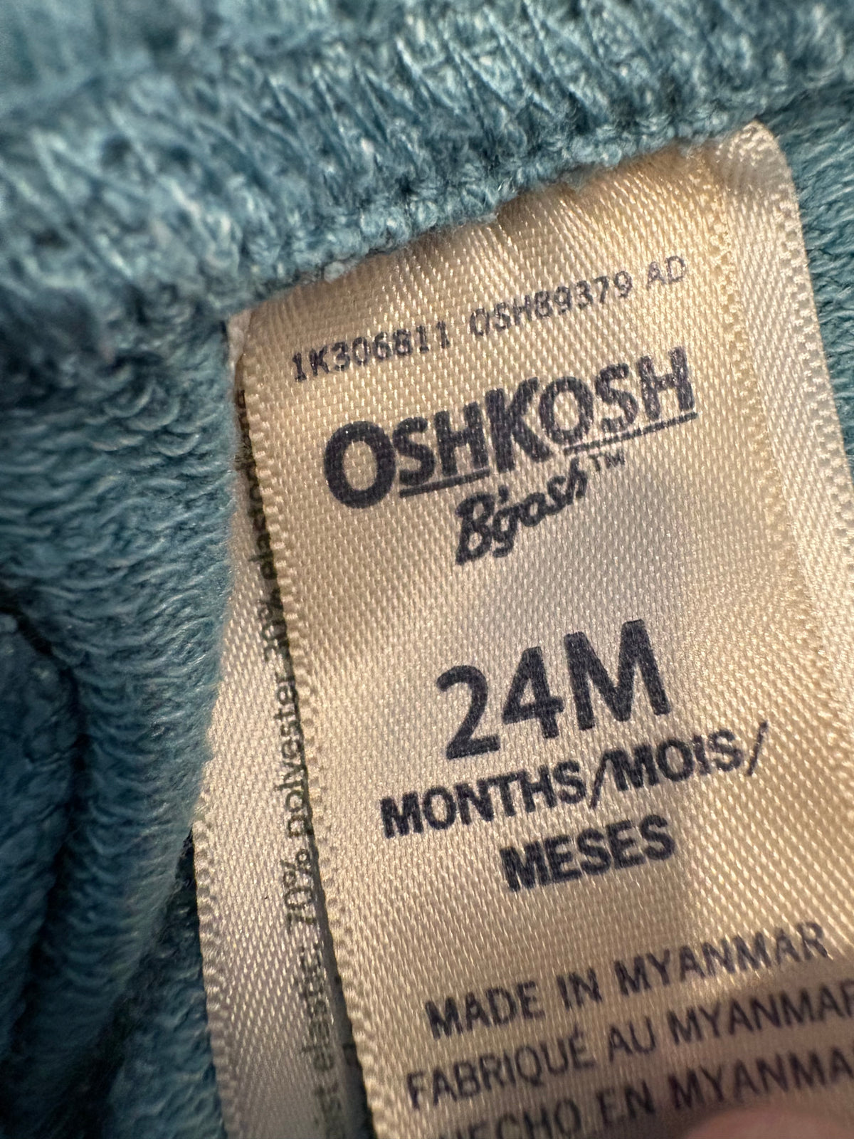 Short Oshkosh 24 mois (cmb)