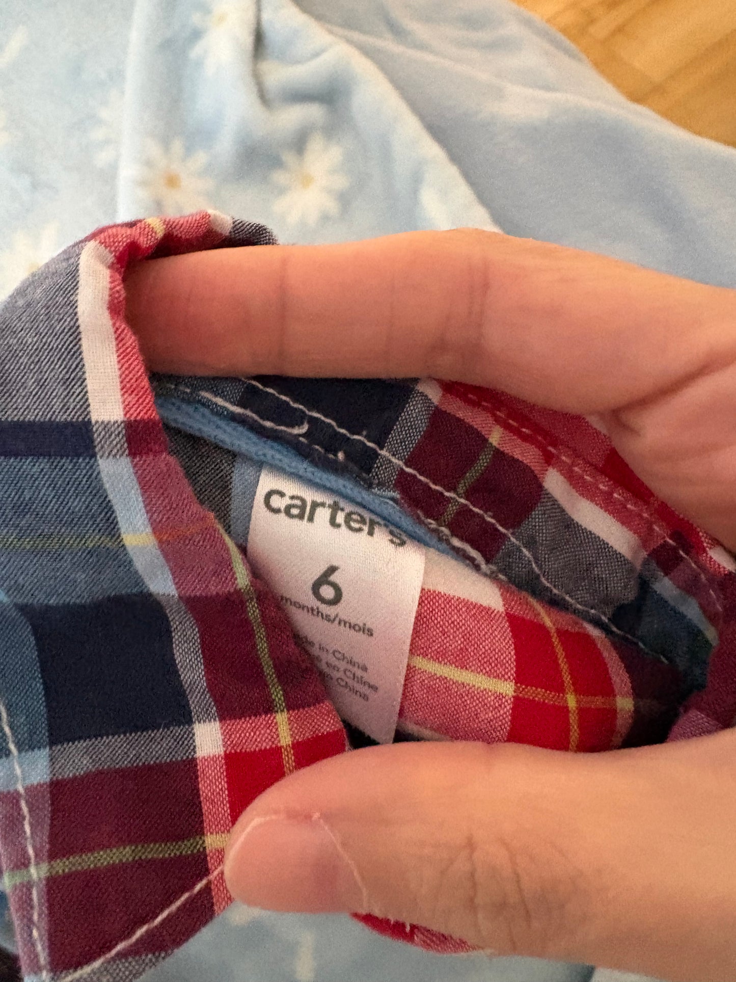 Chemise carter’s 6 mois