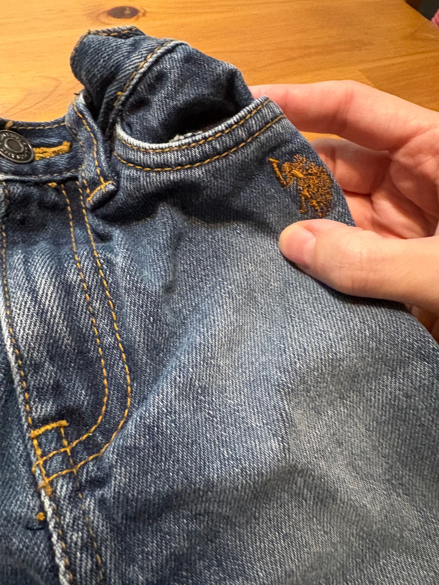 Jeans pollo asss 3-6 mois