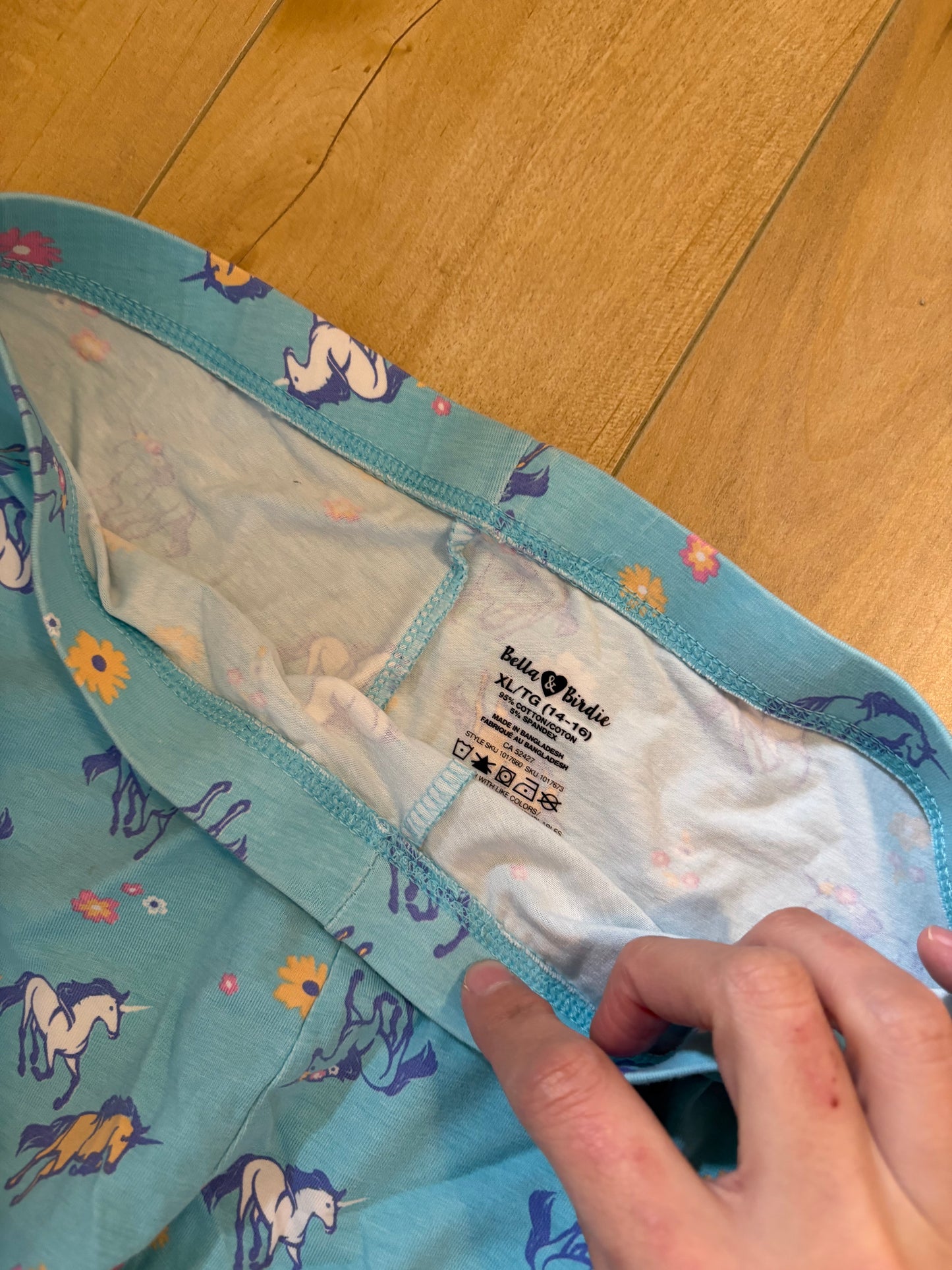 Pantalon pyjama bella&birdie enfant 14-10 ans état neuf