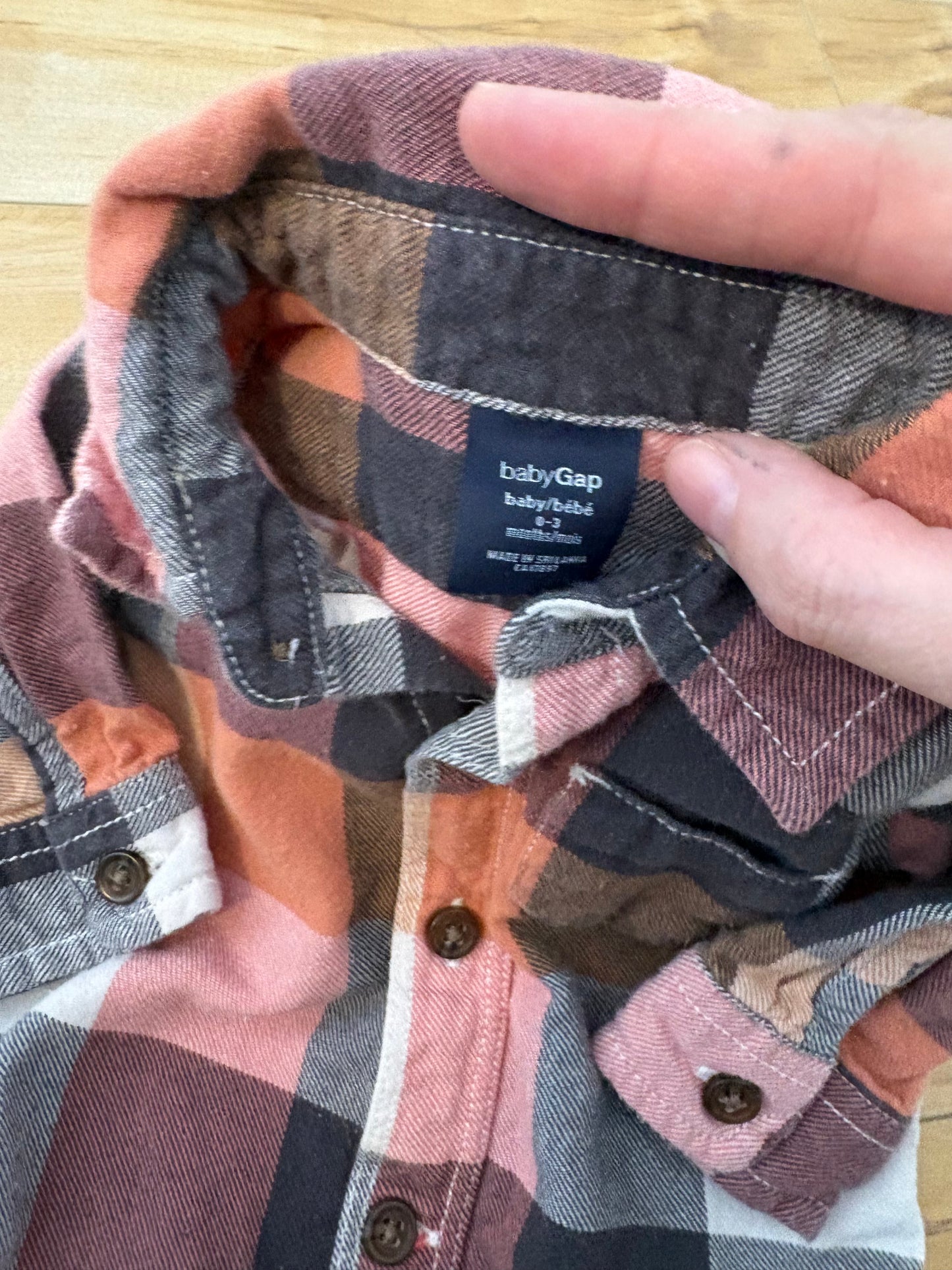 Chemise gap 0-3 mois