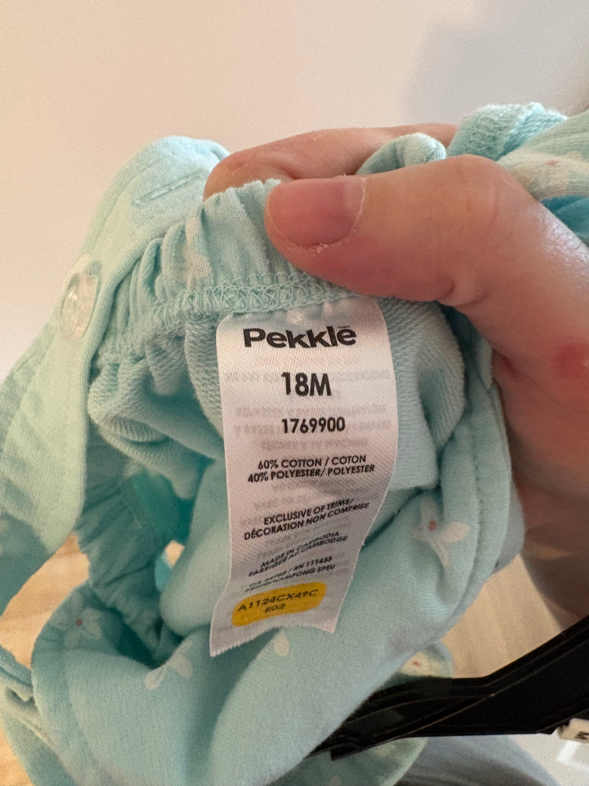 Robe pekkle 18 mois
