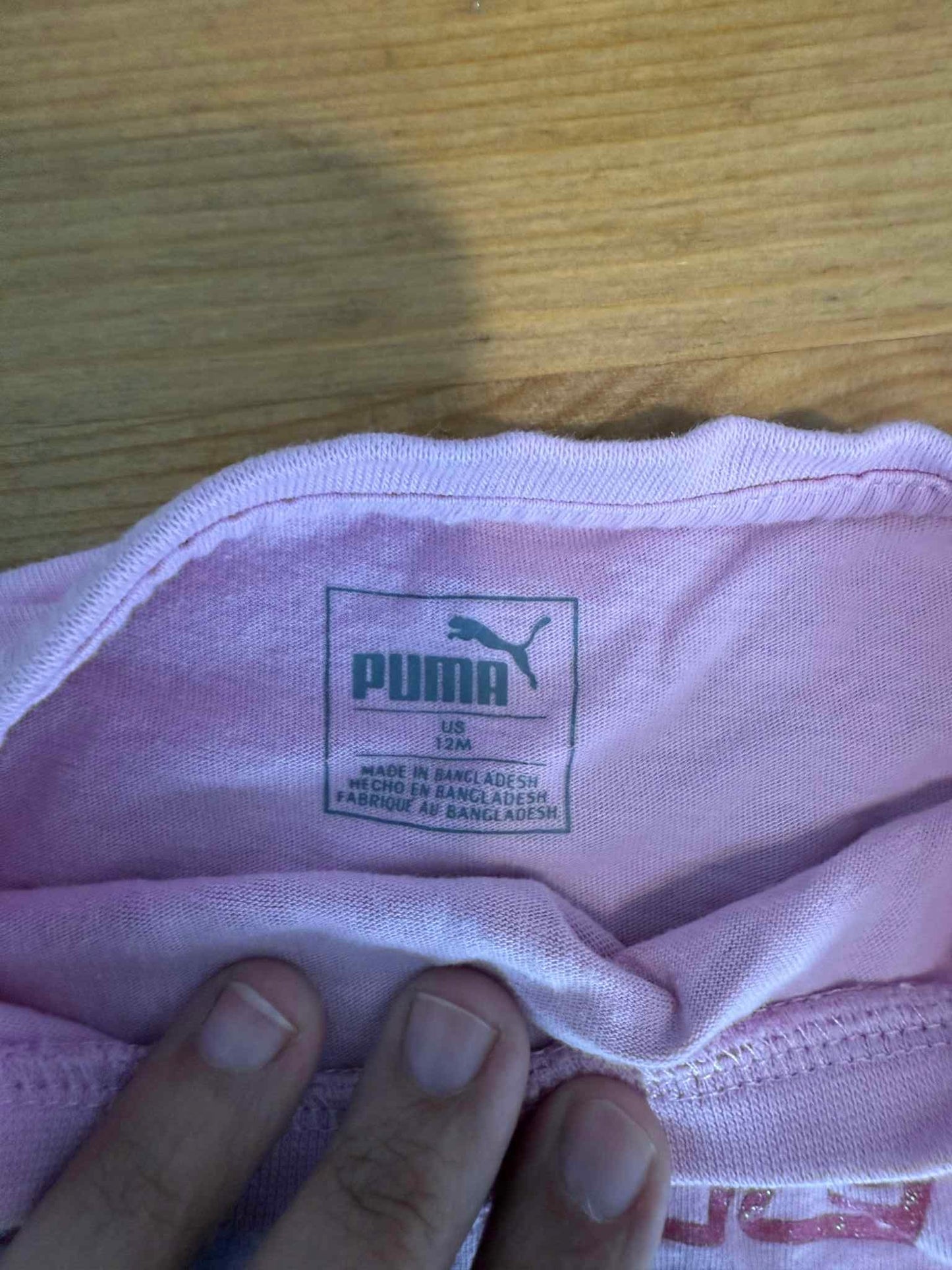 T-shirt puma 12 mois