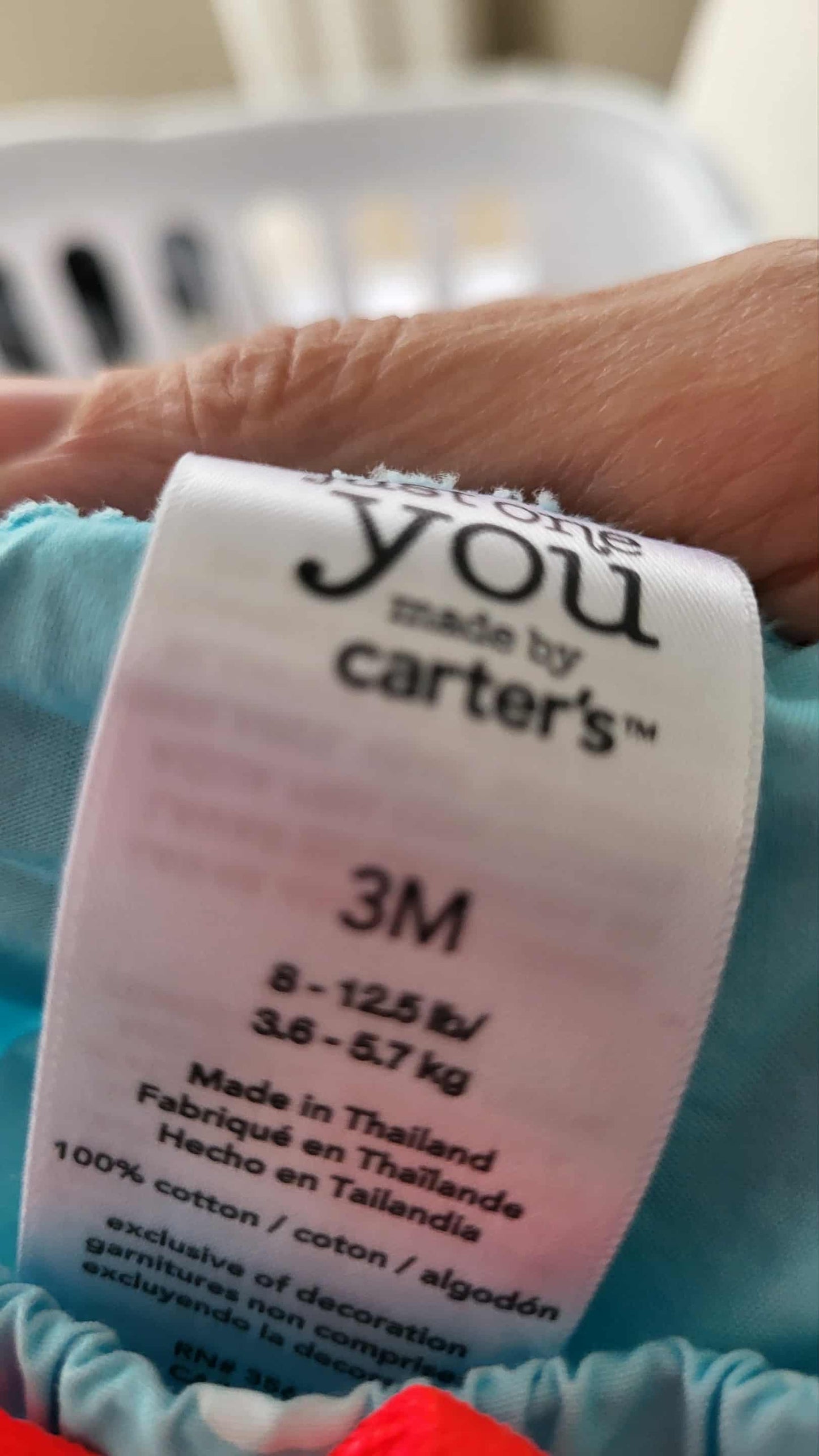 Short carter’s 3 mois