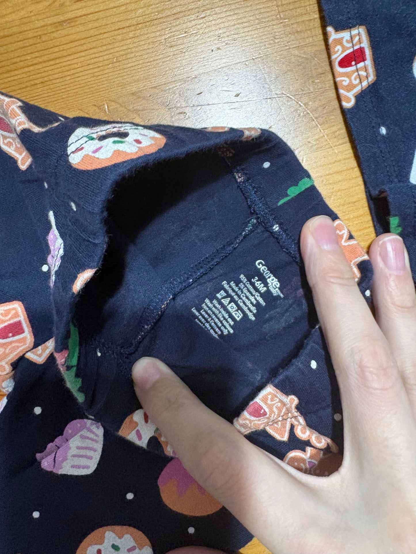 Ensemble pyjama noël 3-6 mois george fait petit