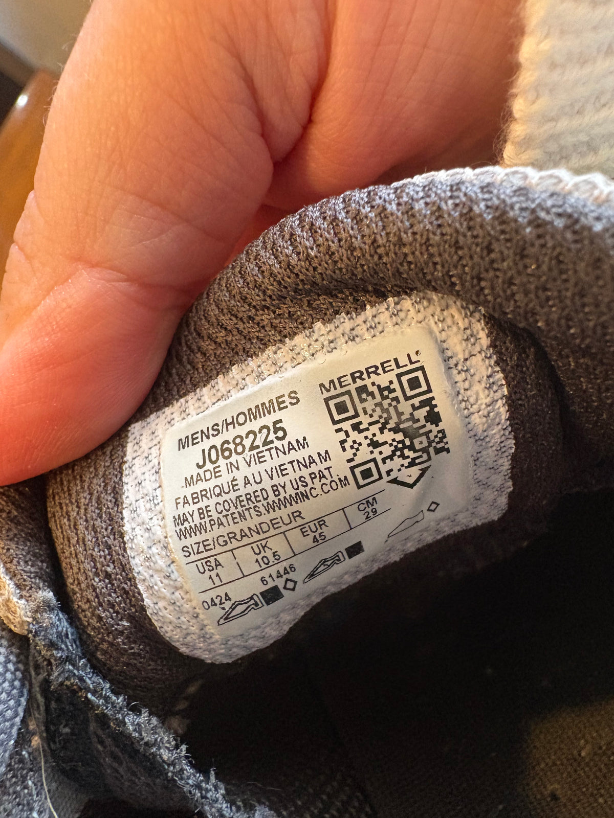Chaussure merrell homme 11 (cmb)