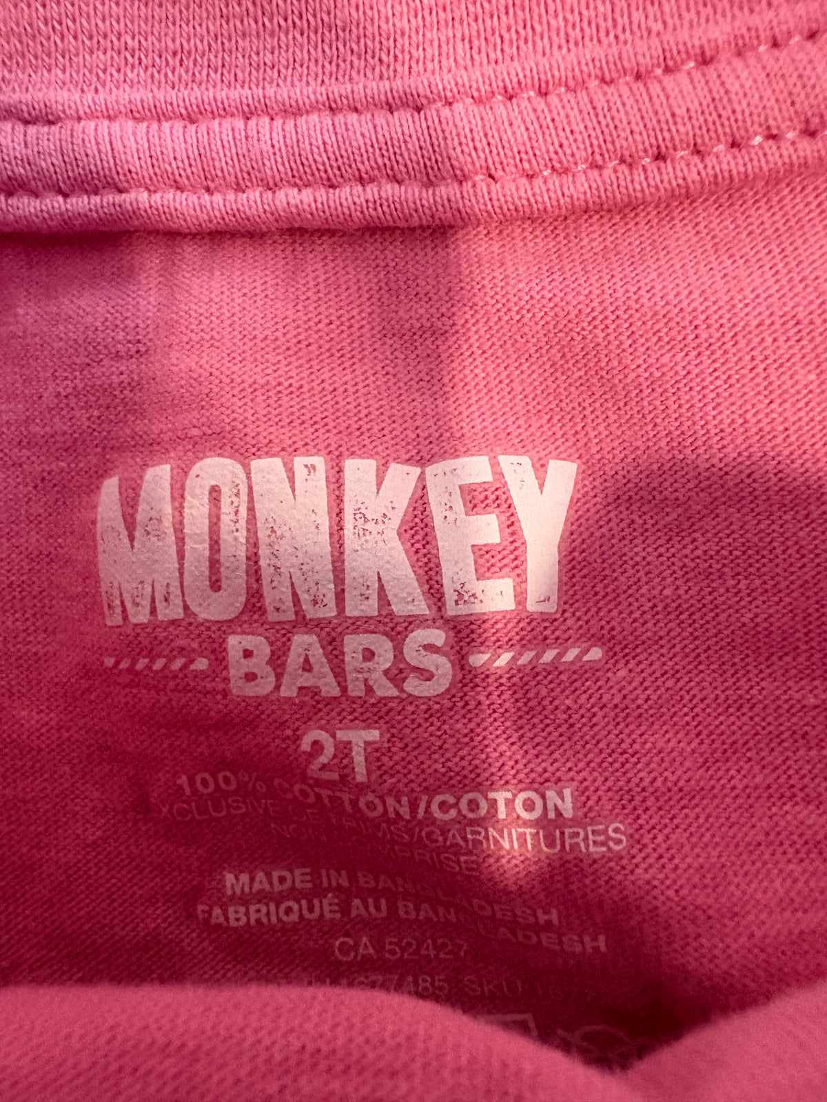 Chandail monkey bars 2T (cmb)