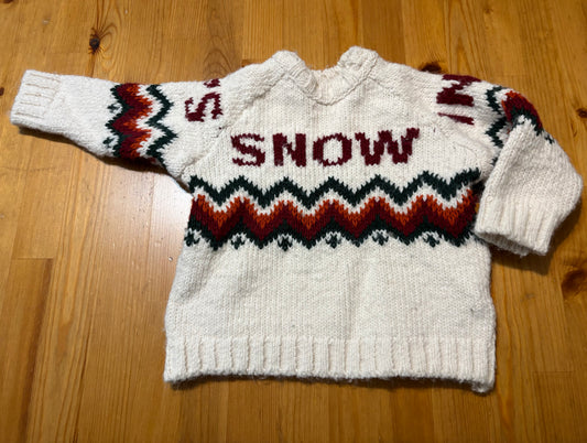 Gilet Zara knit Omg it’s snowing 6-9 mois