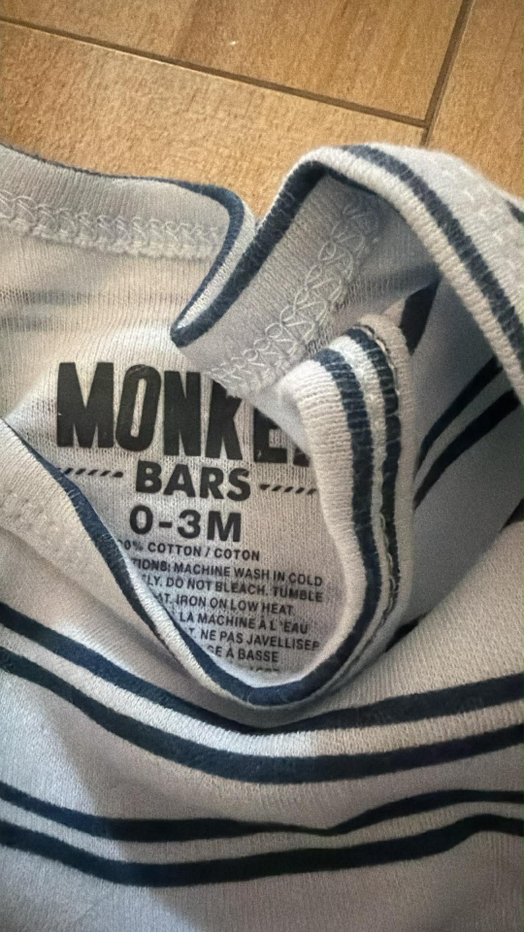 Cache-couche monkey bar 0-3 mois