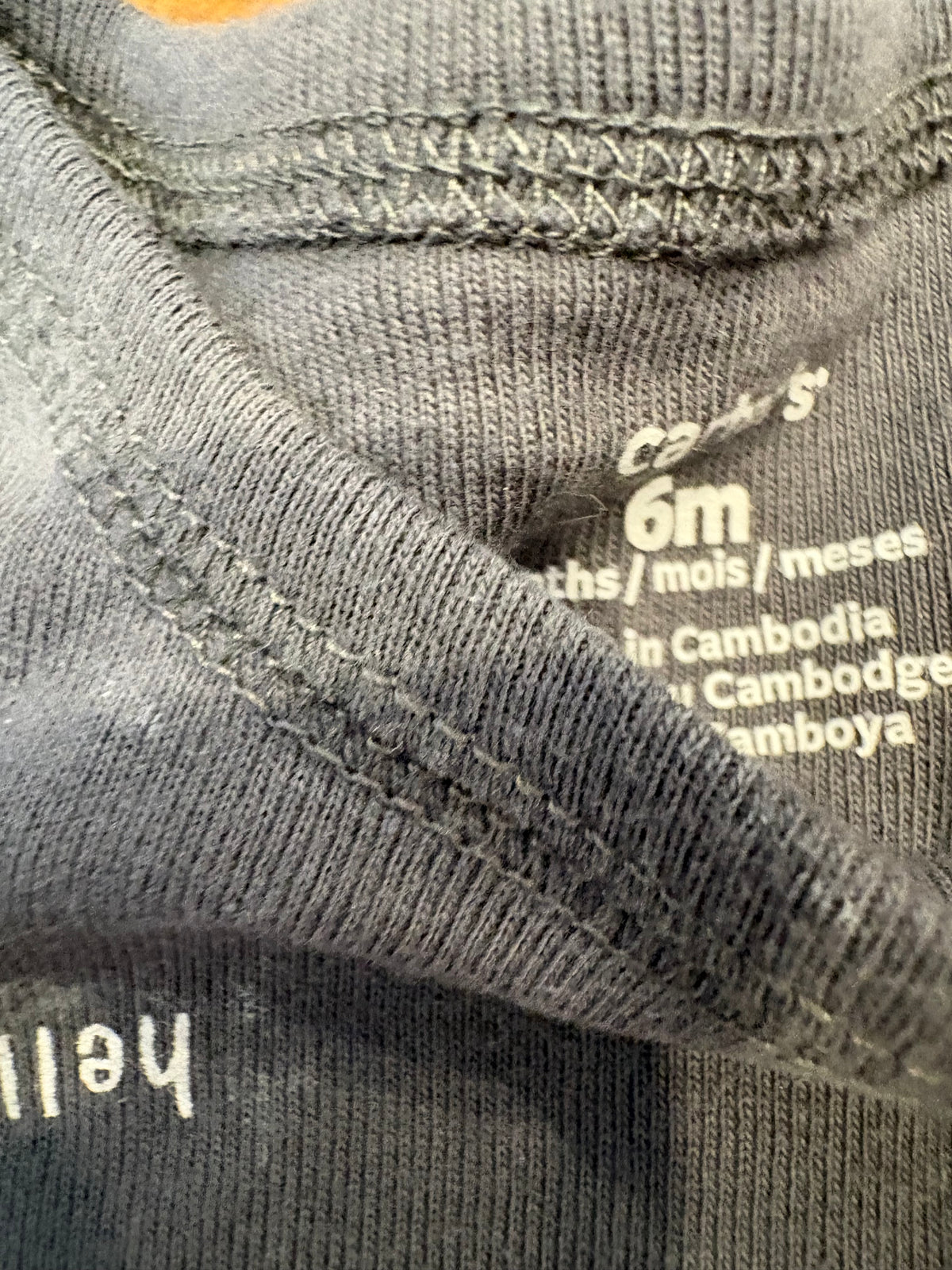 Ensemble carter's 6 mois (cmb)