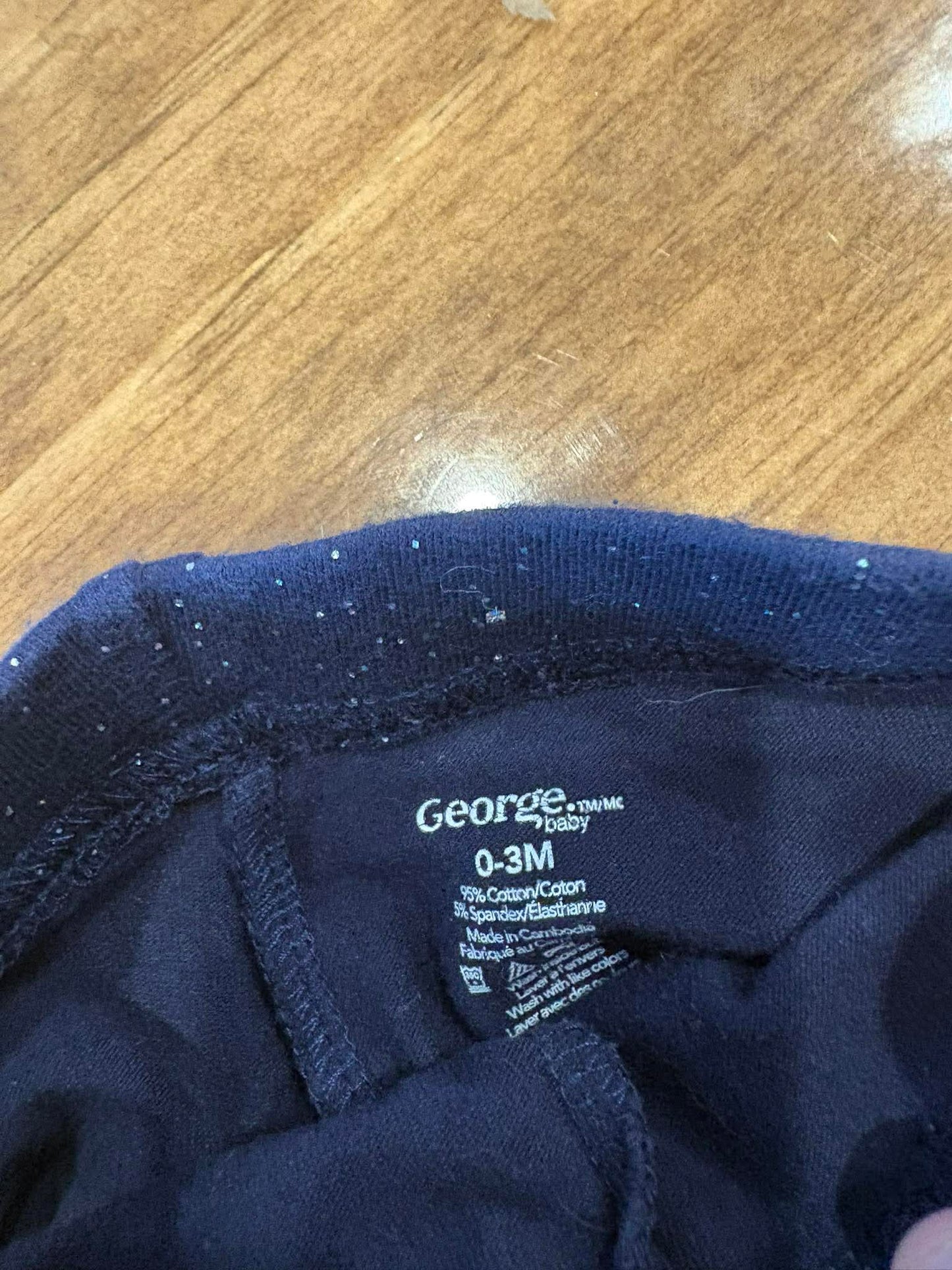Legging george 0-3 mois