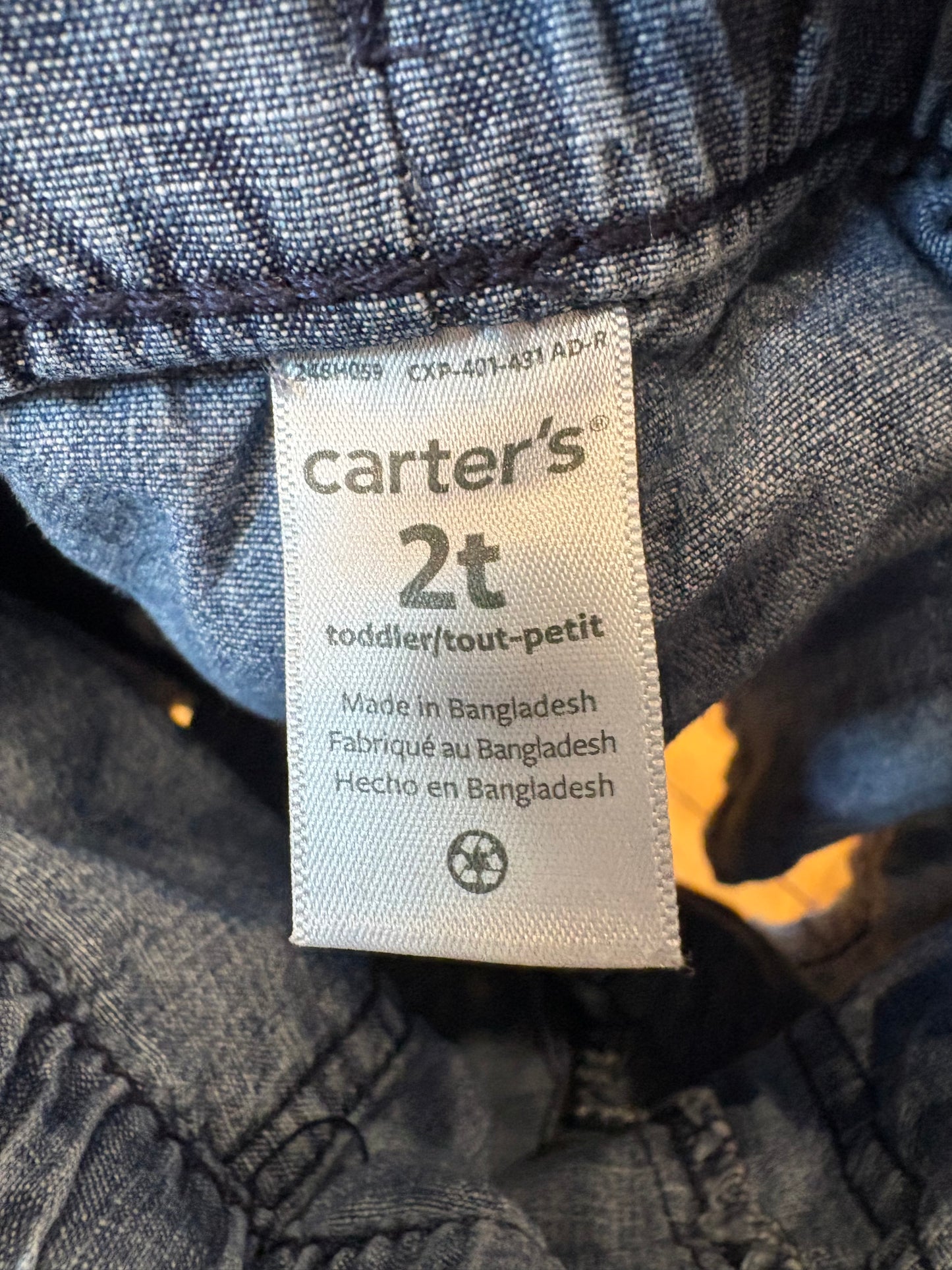 Short carter's 2T