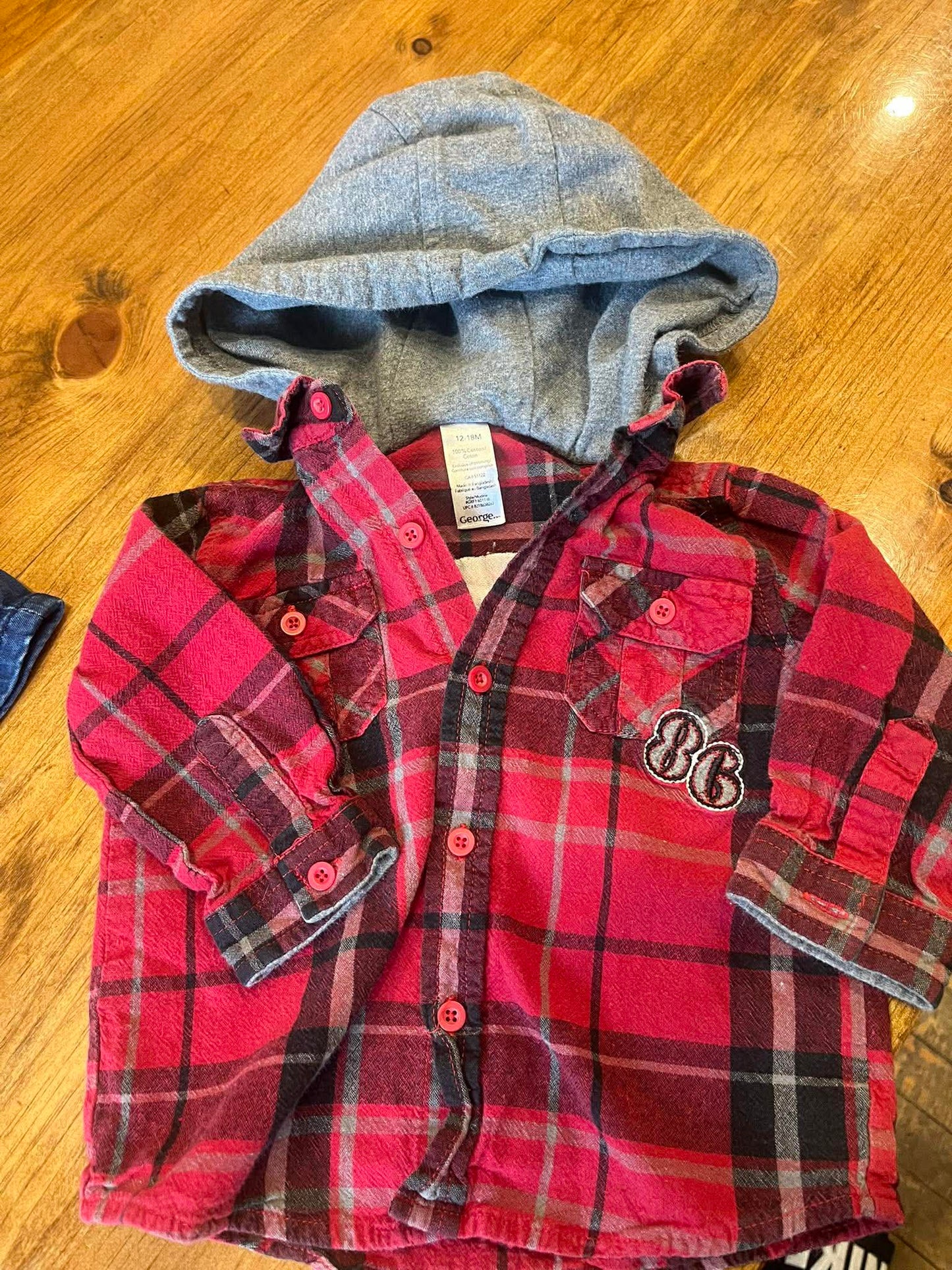 Chemise george 12-18mois