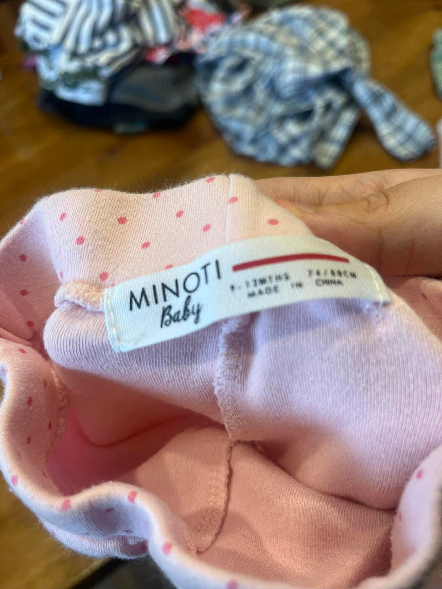 Pantalon pyjama minoti 9-12 mois
