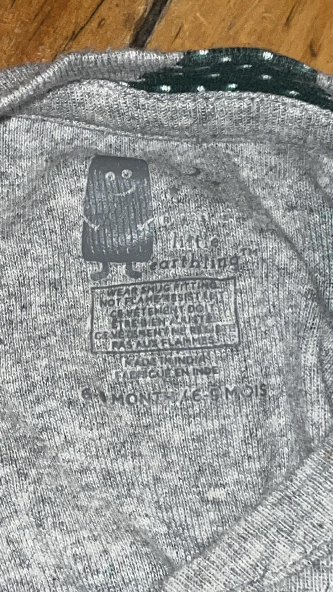 Pyjama little earthing 6-9 mois