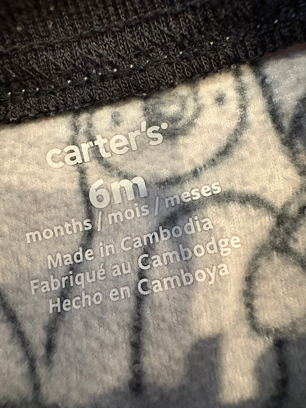 Pyjama carter's 6 mois (cmb)