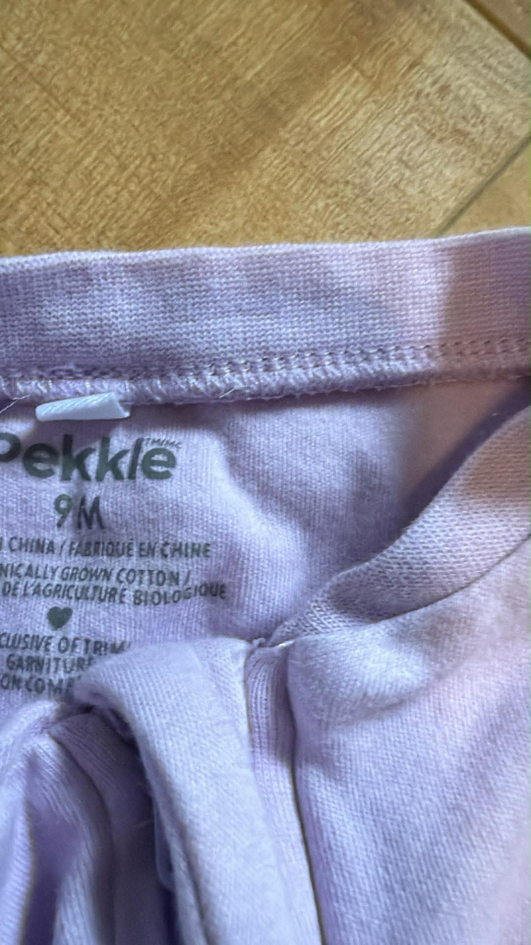 Pyjama pekkle 9 mois