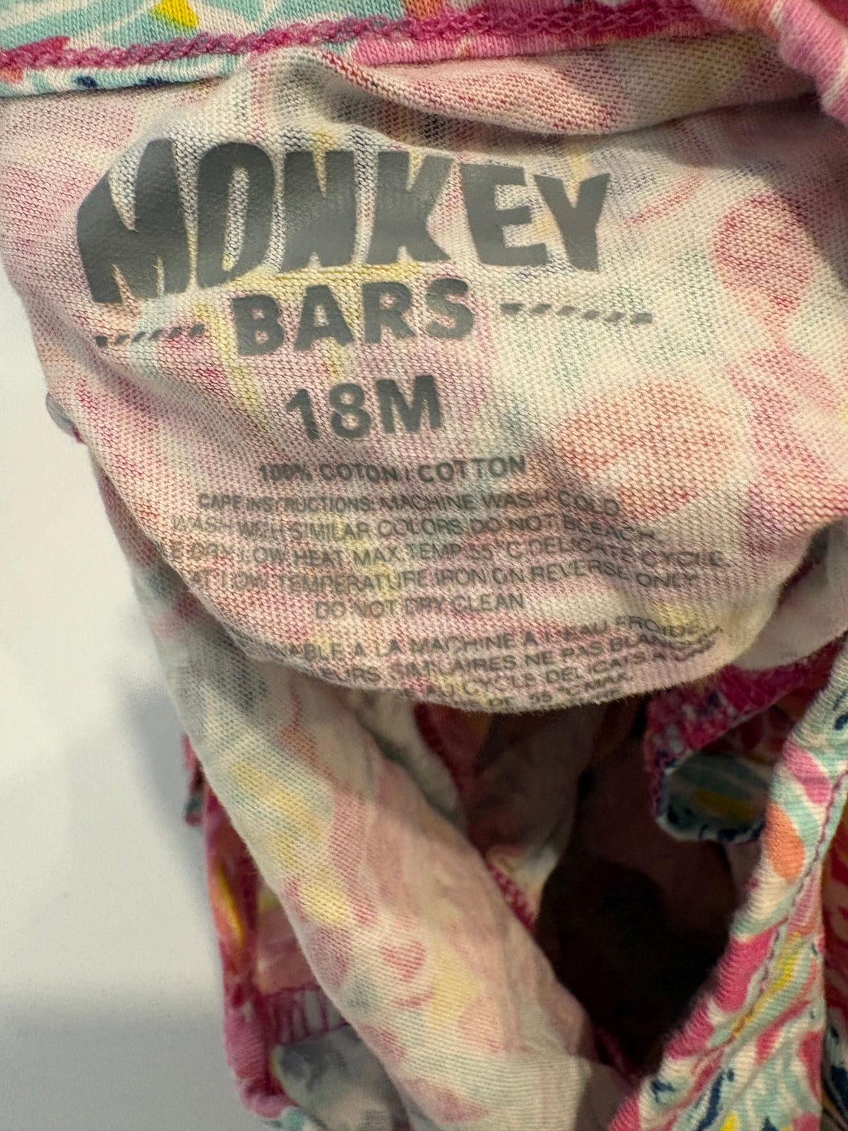 Robe monkey bars 18 mois (cmb)