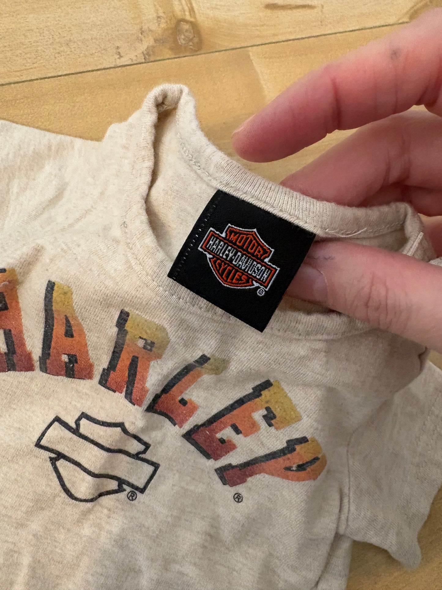 T-shirt harley-davidson 6-9 mois