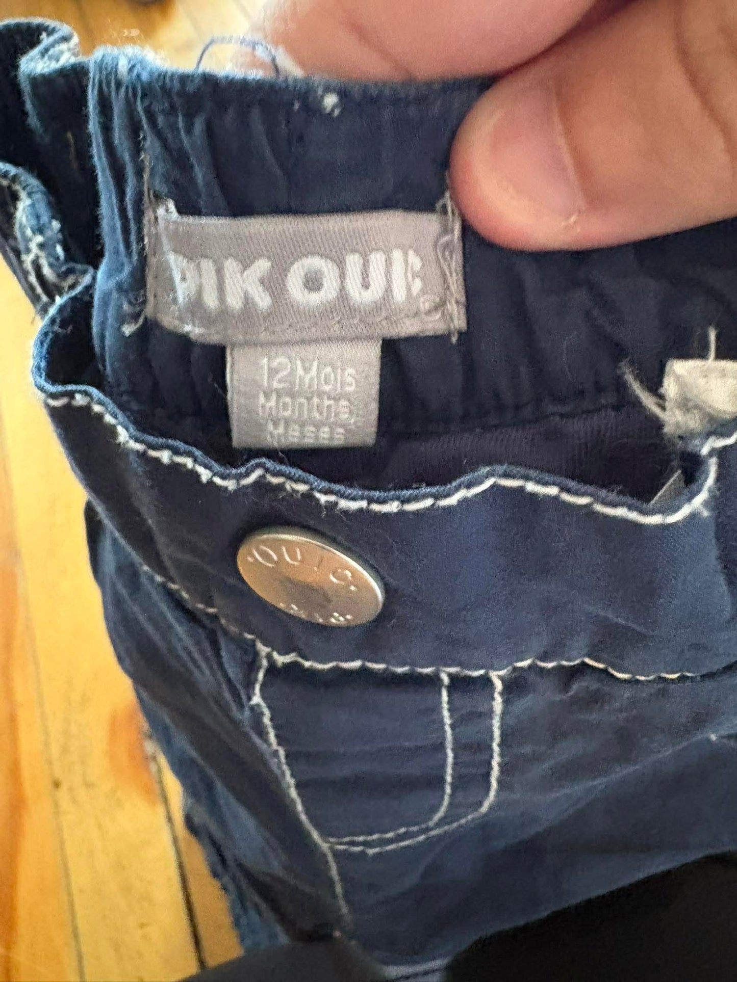 pantalon pik oub 12 mois