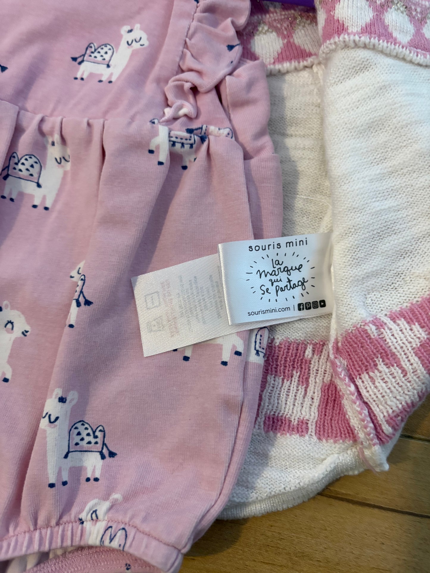 Ensemble souris mini 3-6 mois