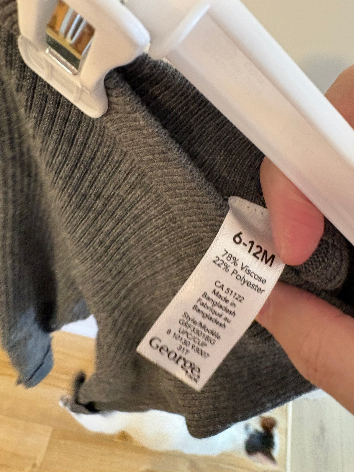 Legging george 6-12 mois