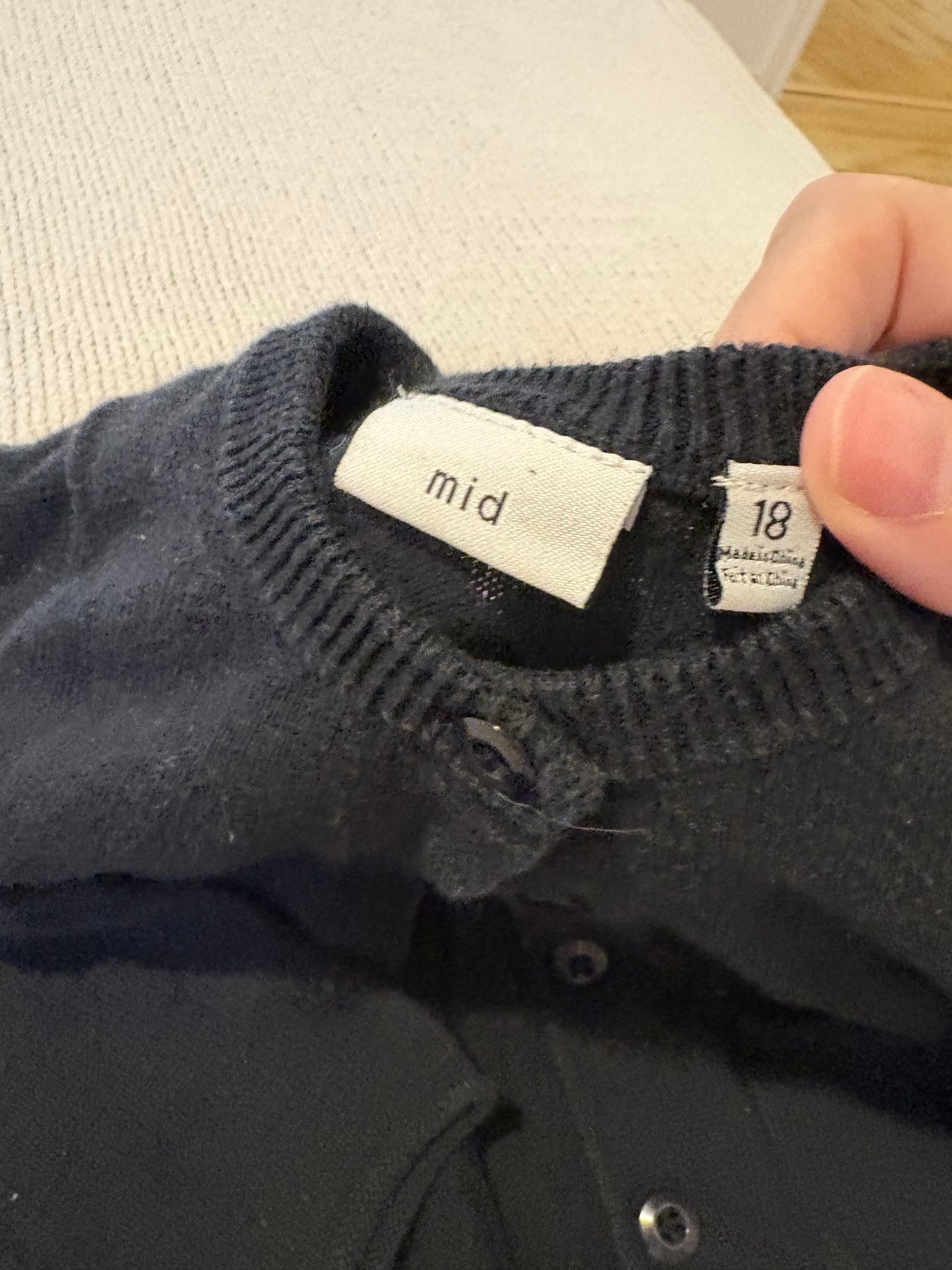 veste mid 18 mois