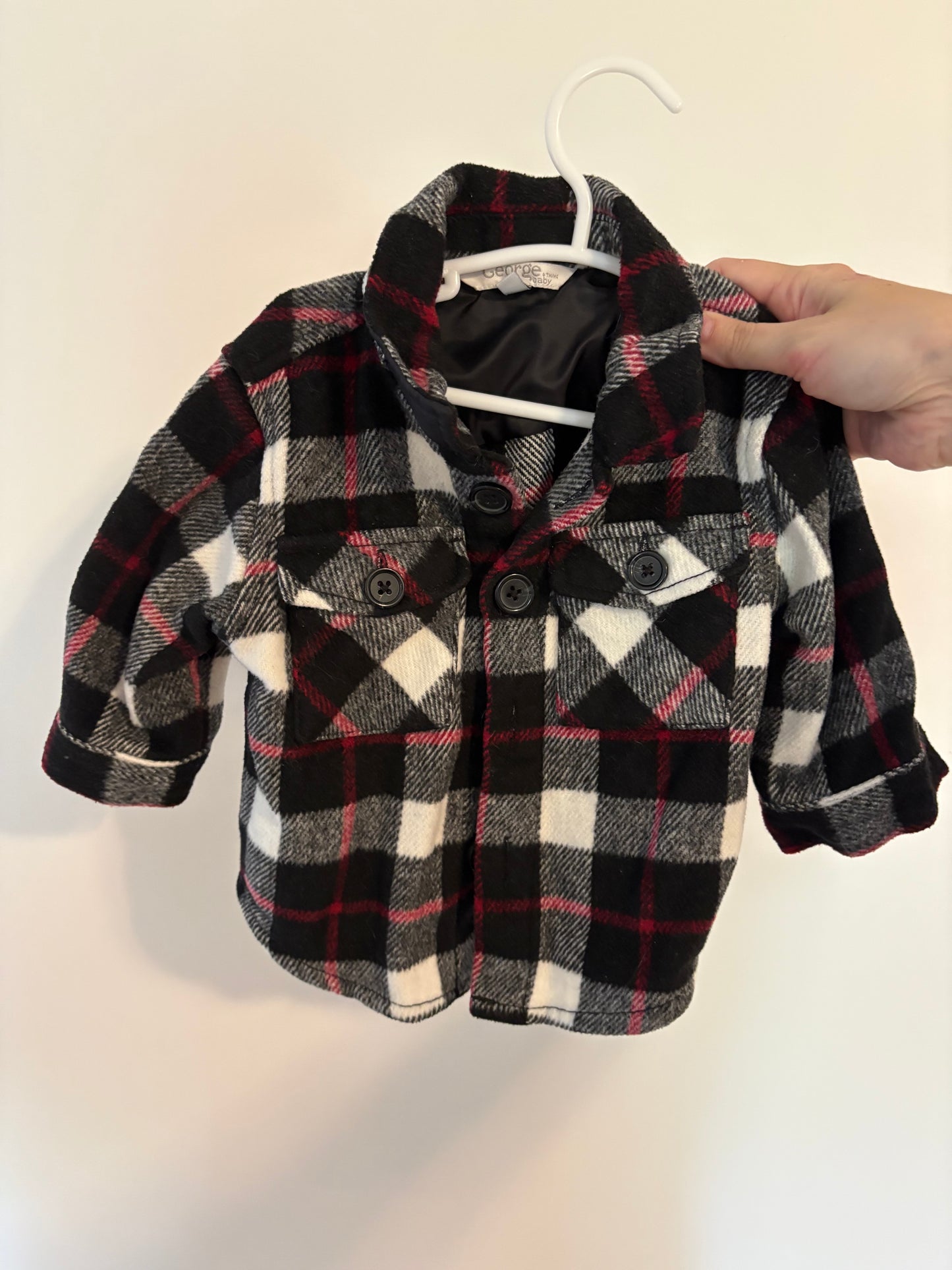 Manteau automne george 6-12 mois