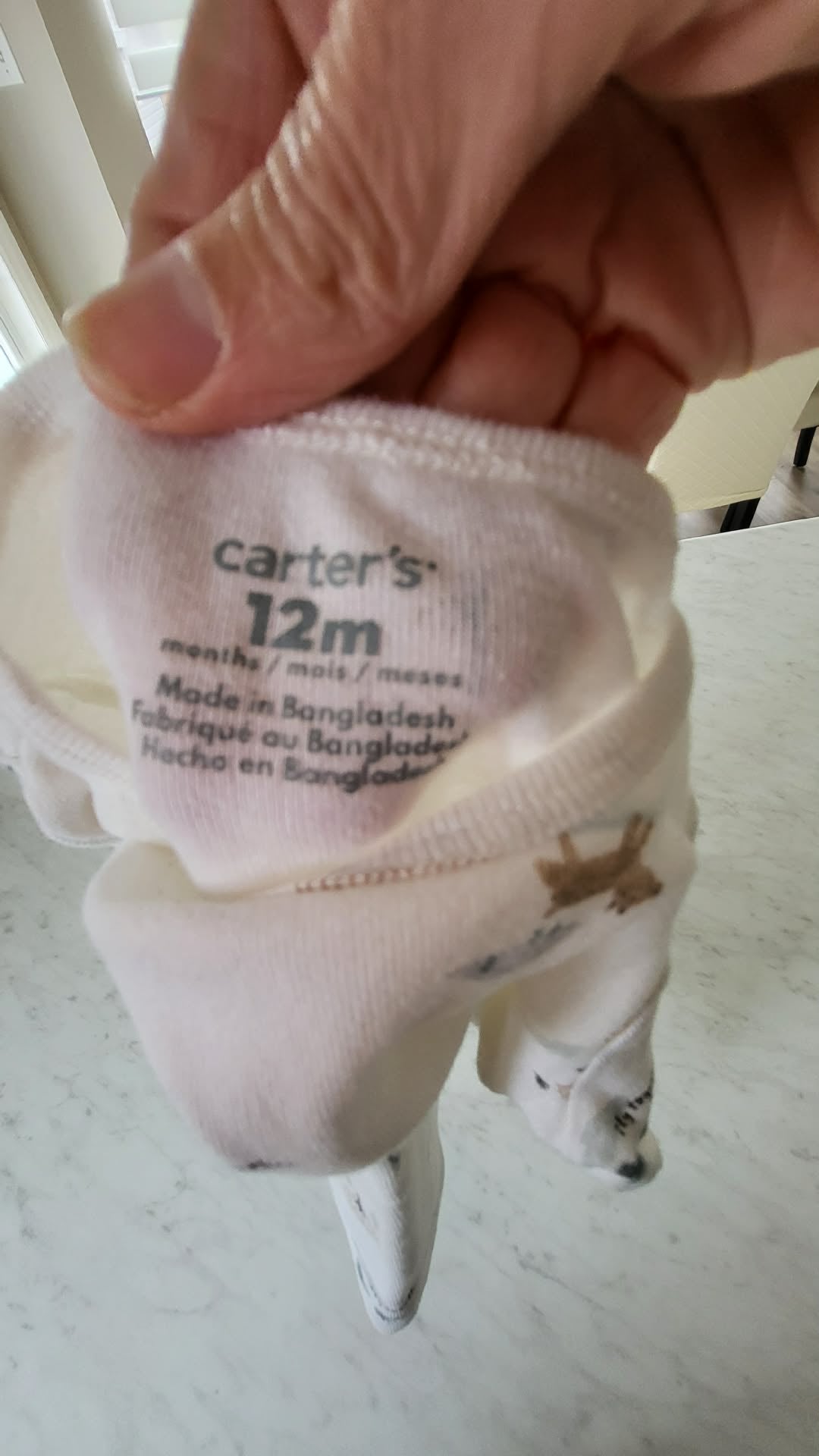 Gilet carter’s 12 mois