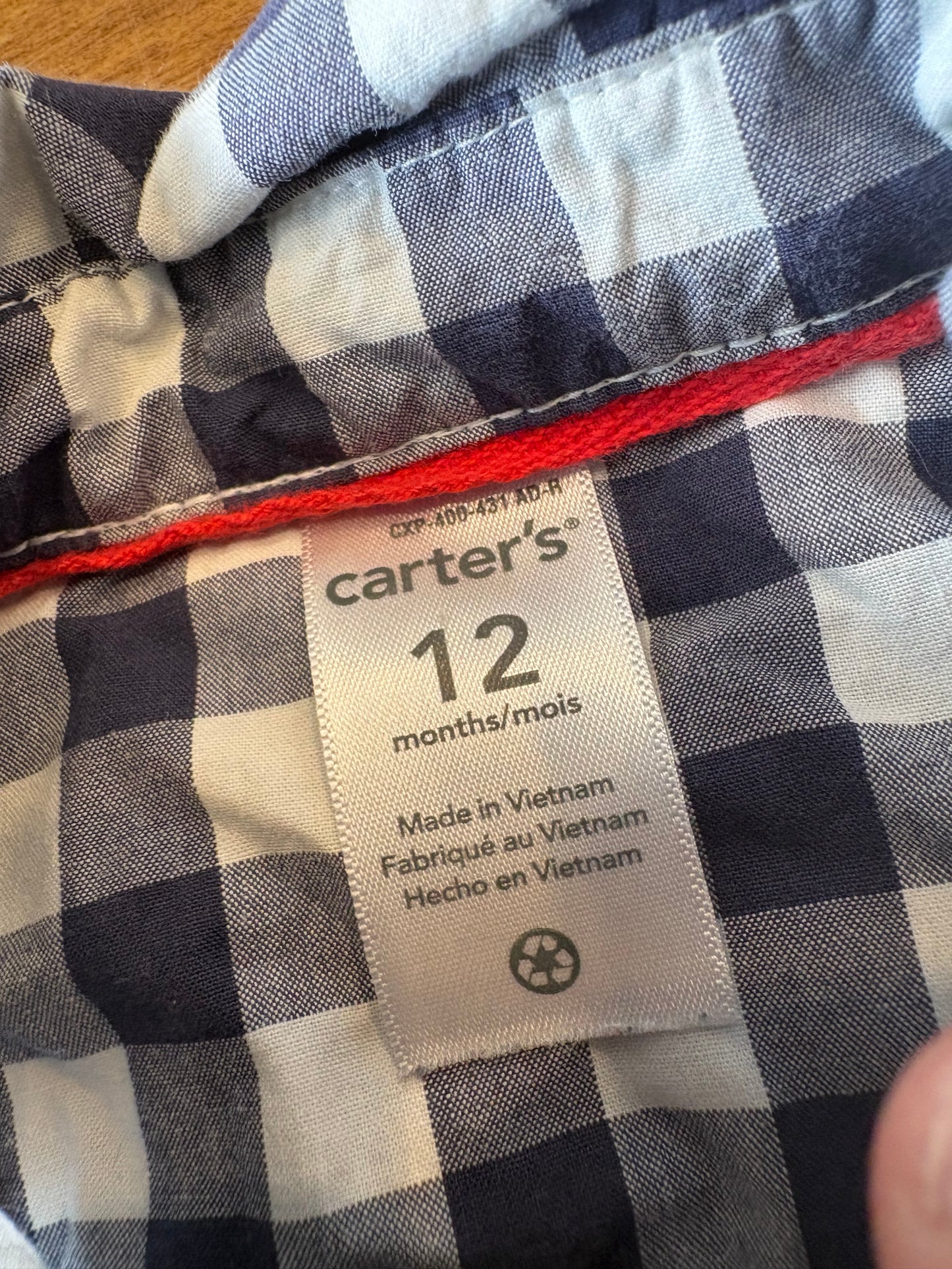 Chemise 12 mois carter's