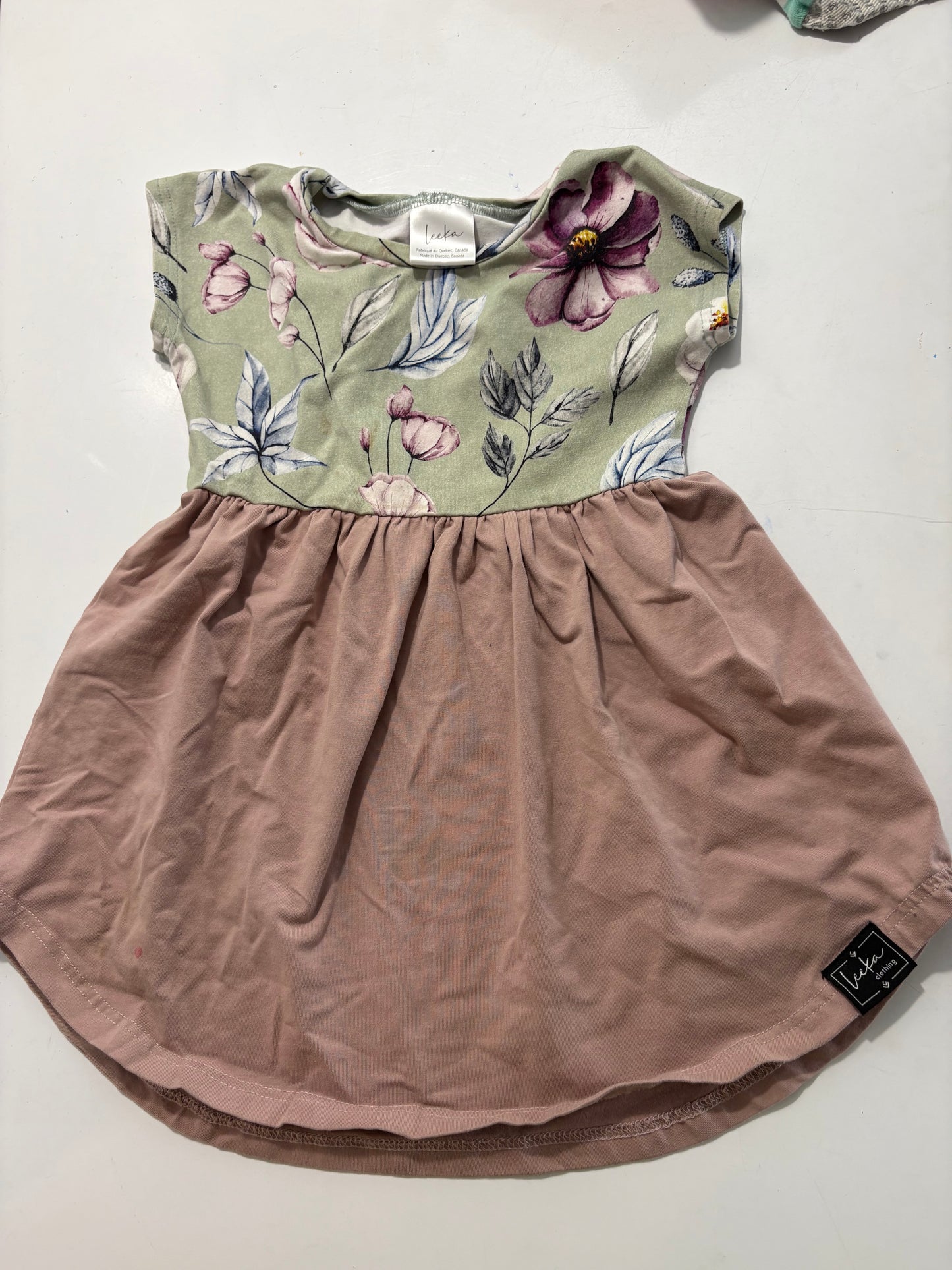 Robe leeka 3-5 ans marque québécoise