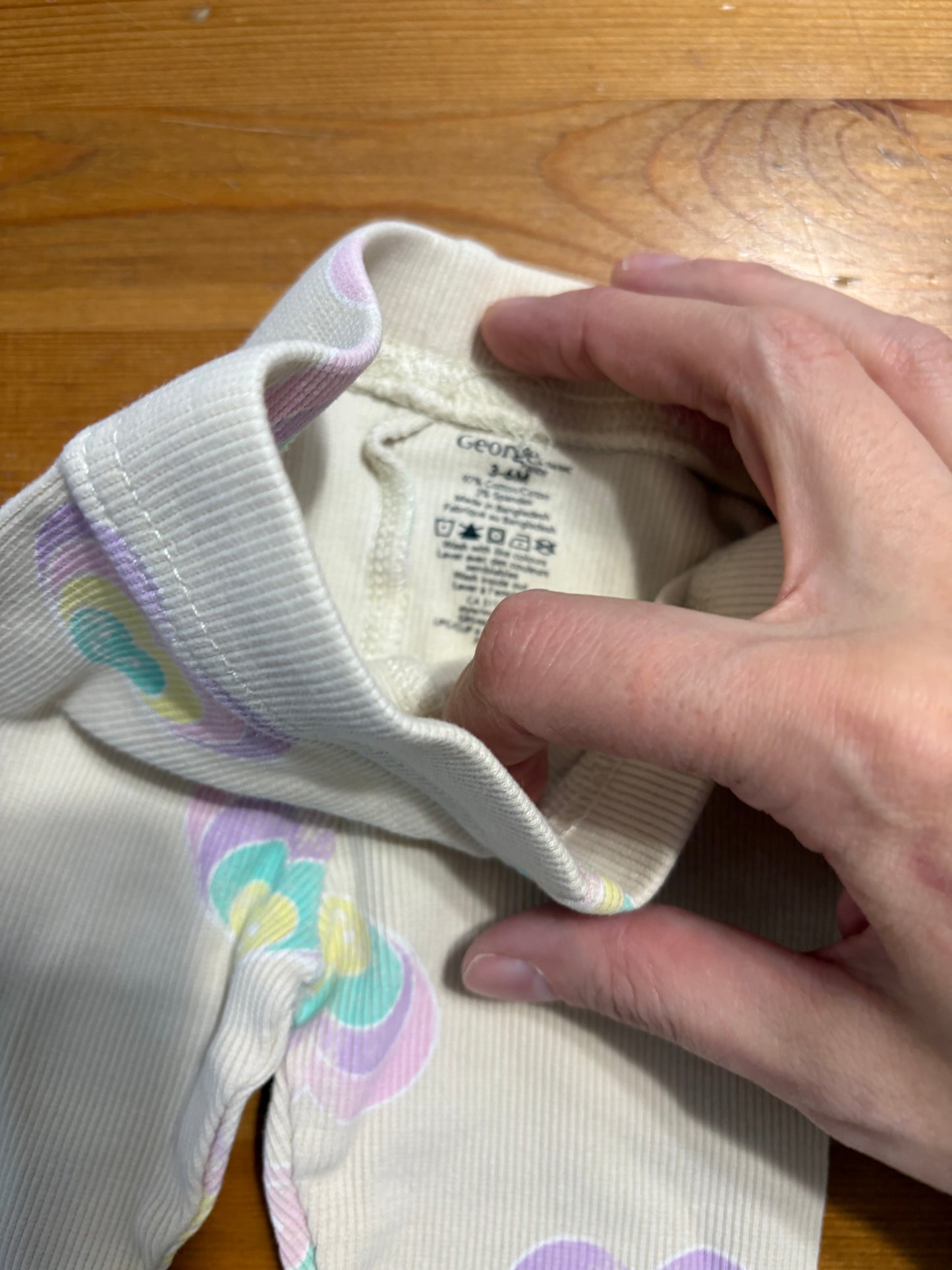 Legging george 3-6 mois gilet vendu à part