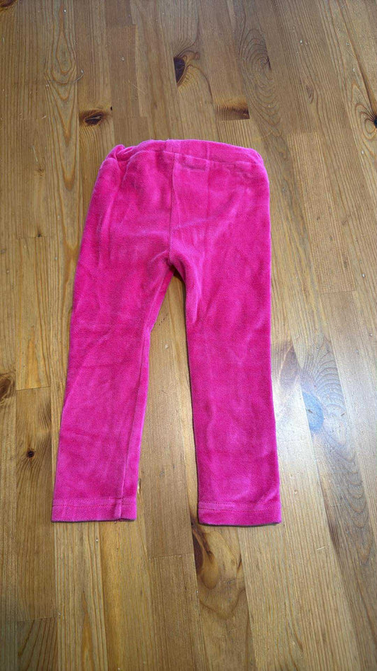 Legging style velours deux par deux 2 T neuf