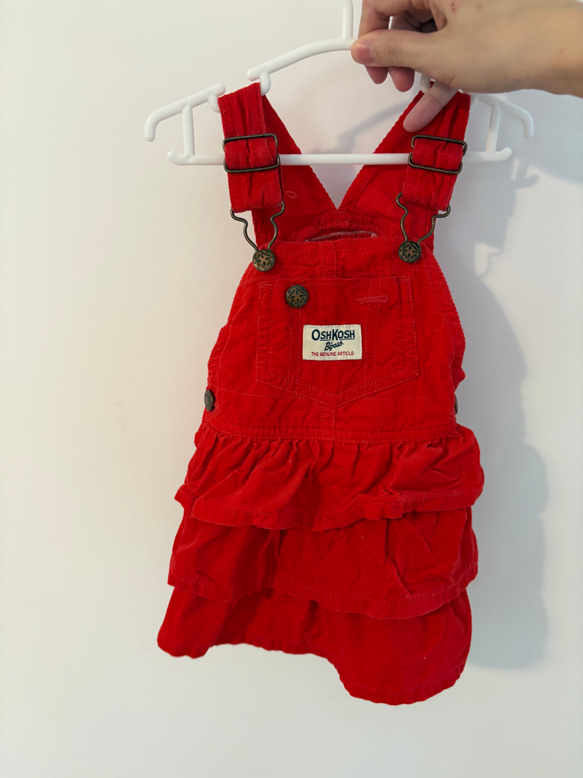 Salopette robe ohskosh 12 mois(comh)
