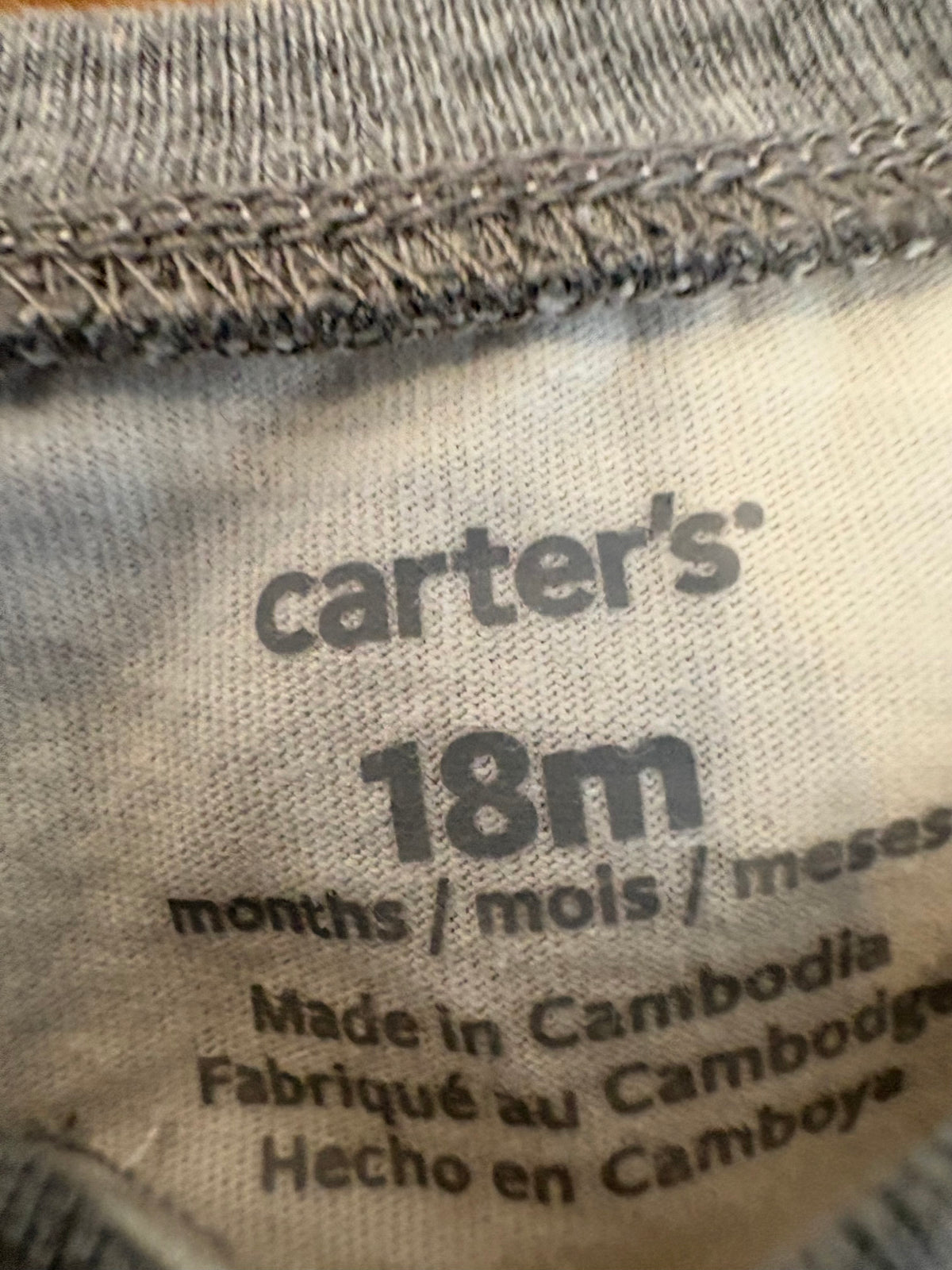 Chandail carter's 18 mois (cmb)