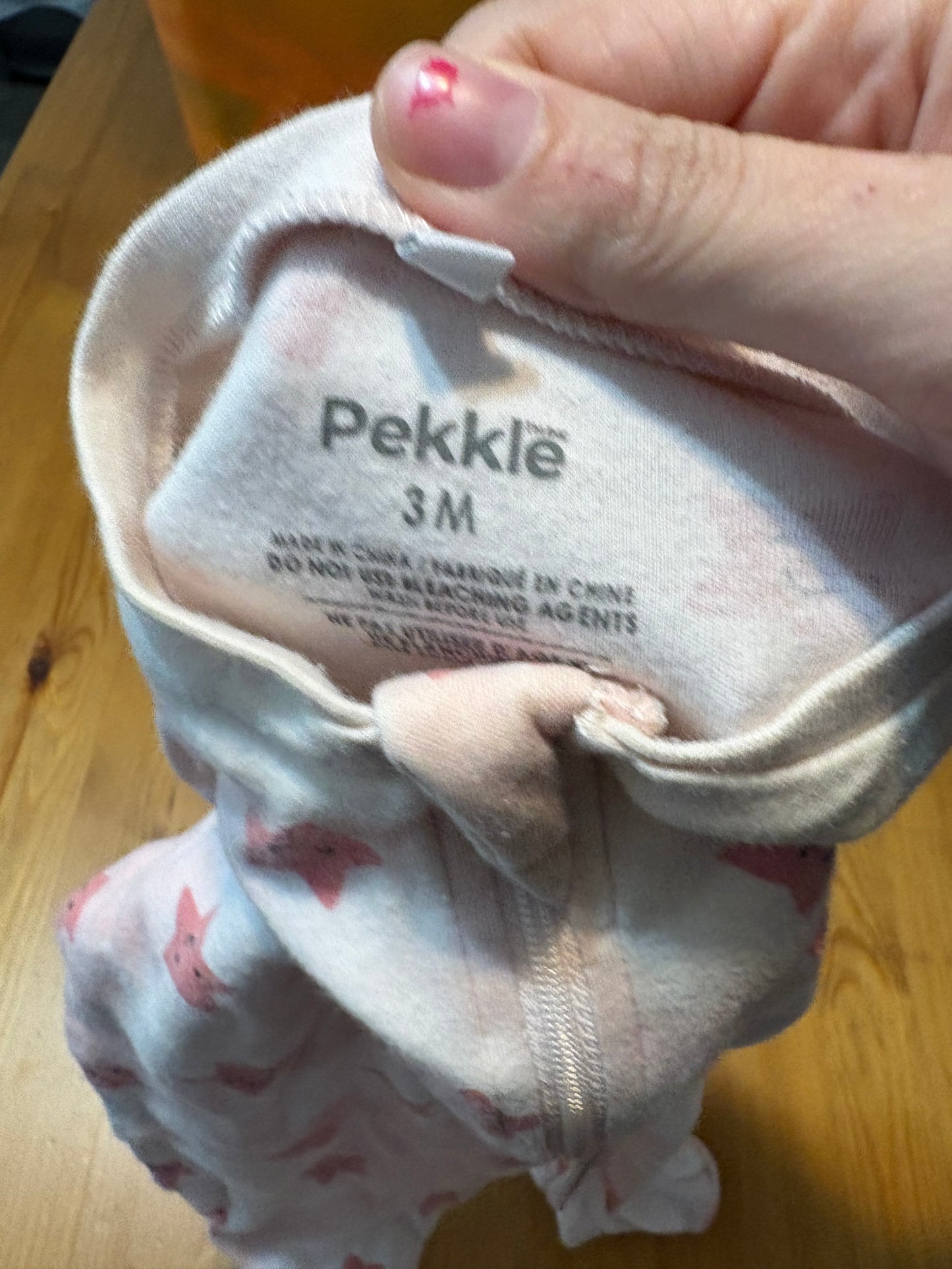 Pyjama pekkle 3 mois imparfait