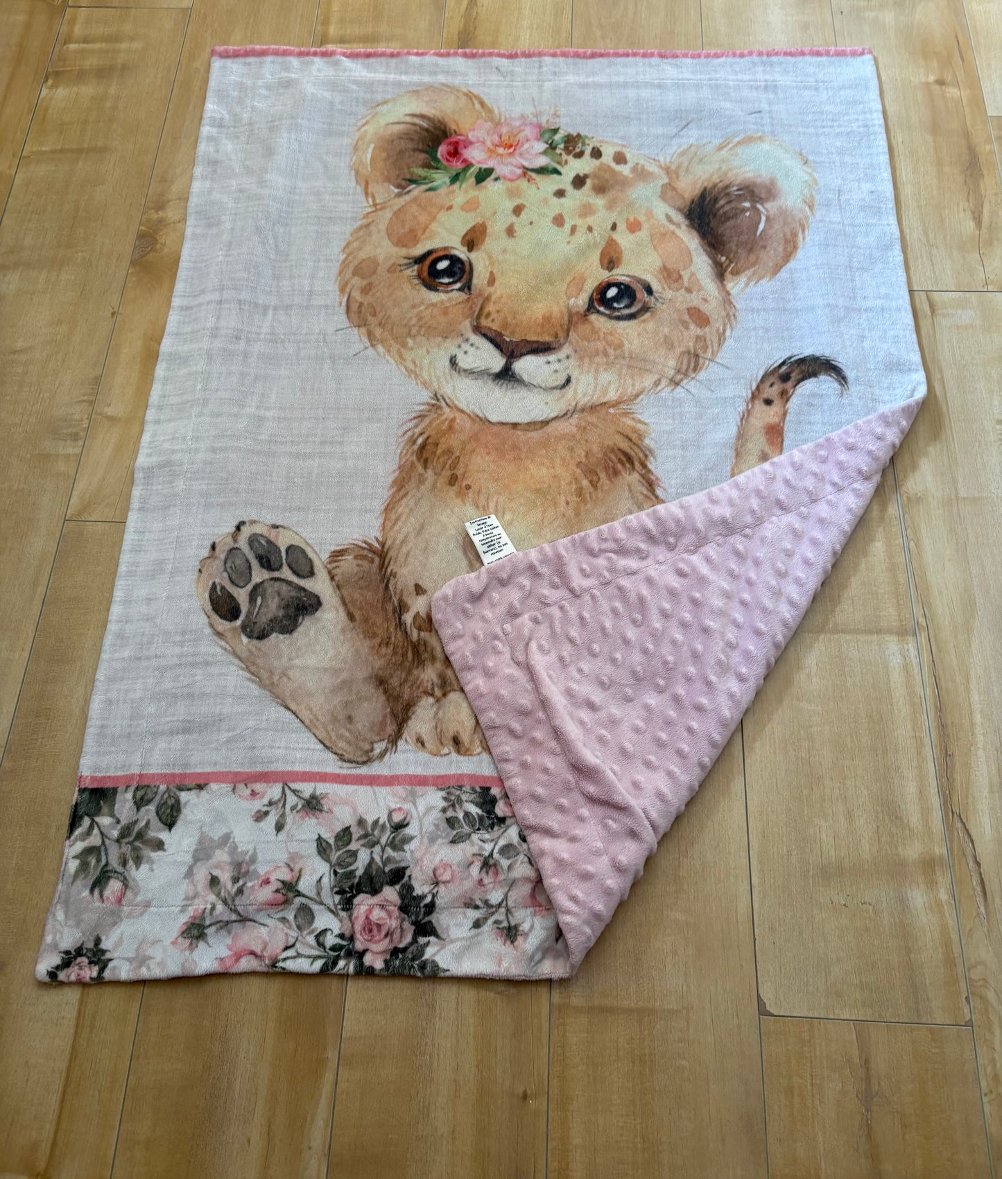 Couverture minky bb gazouille*